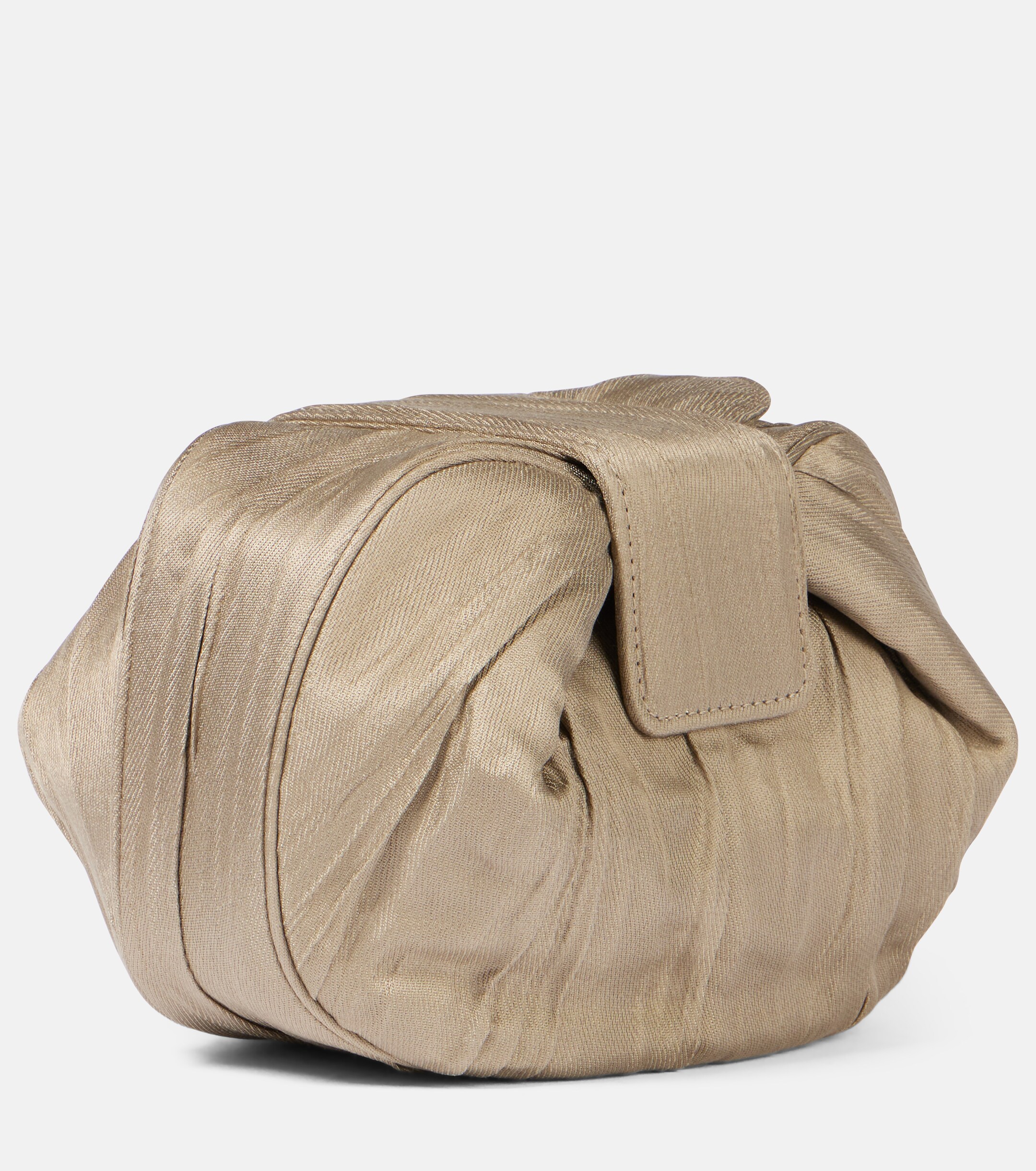 Gabriela Hearst Demi leather clutch