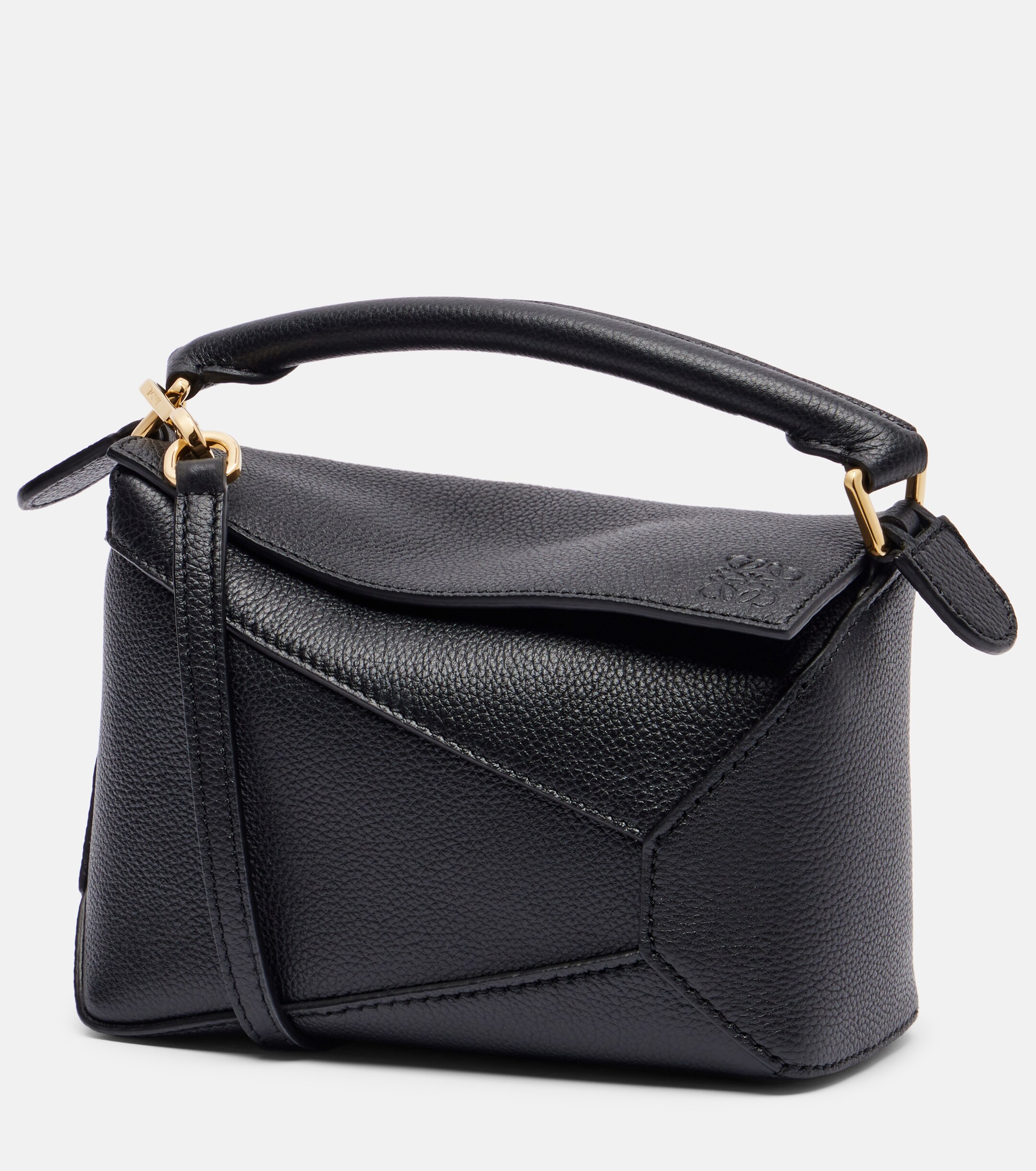 Loewe Puzzle Edge Mini leather top-handle bag