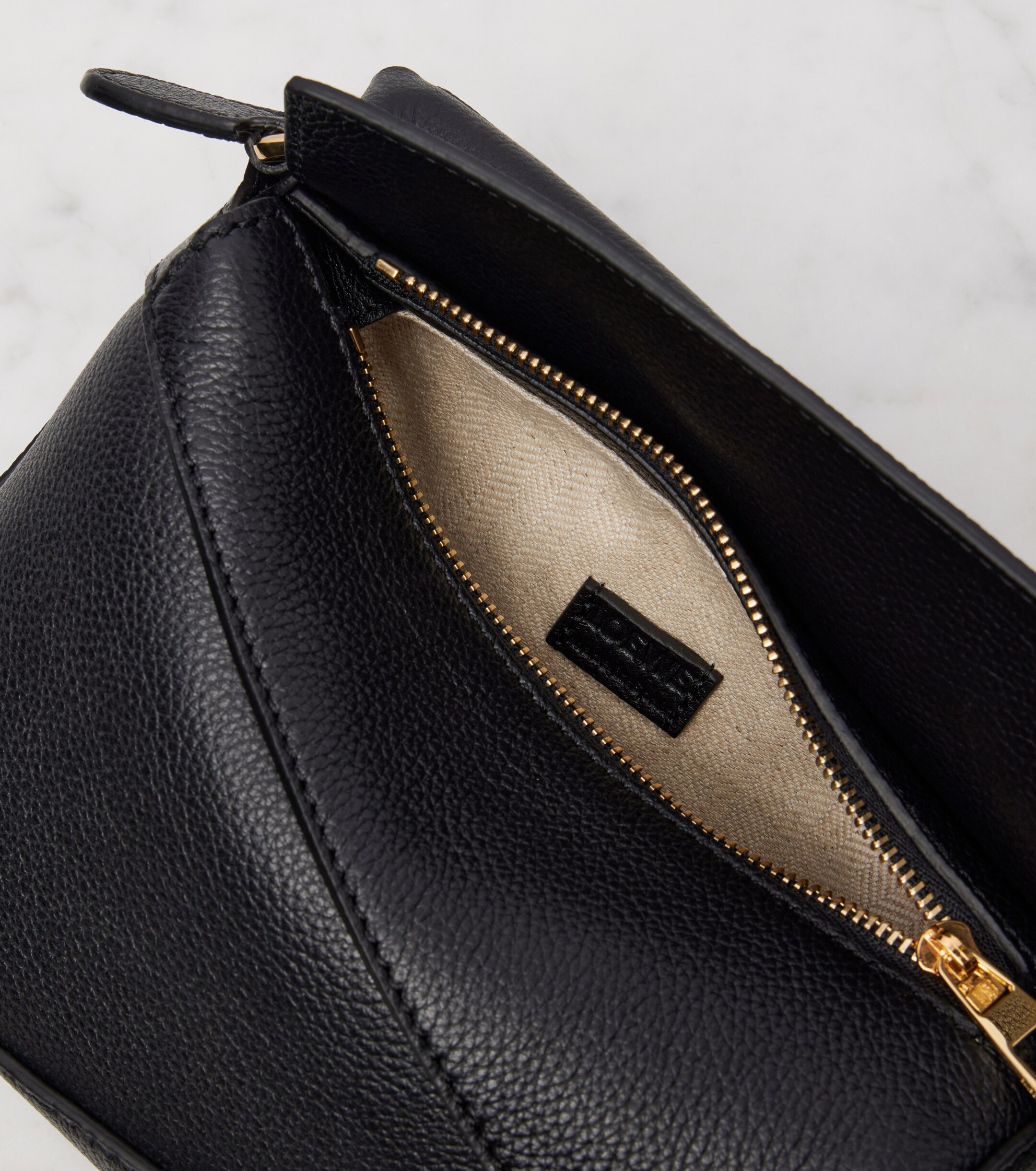 Loewe Puzzle Edge Mini leather top-handle bag