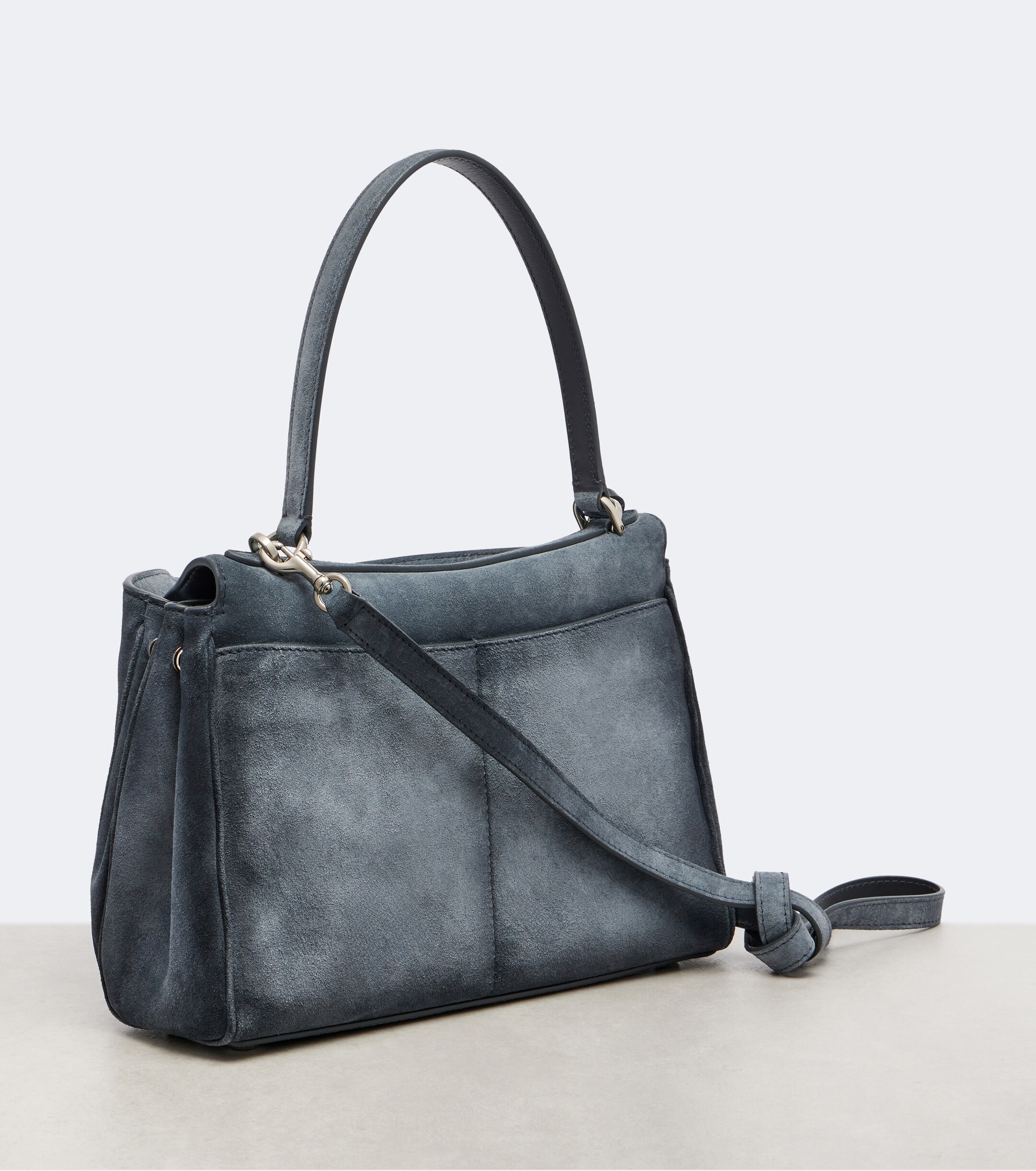 Balenciaga Rodeo Small suede top-handle bag