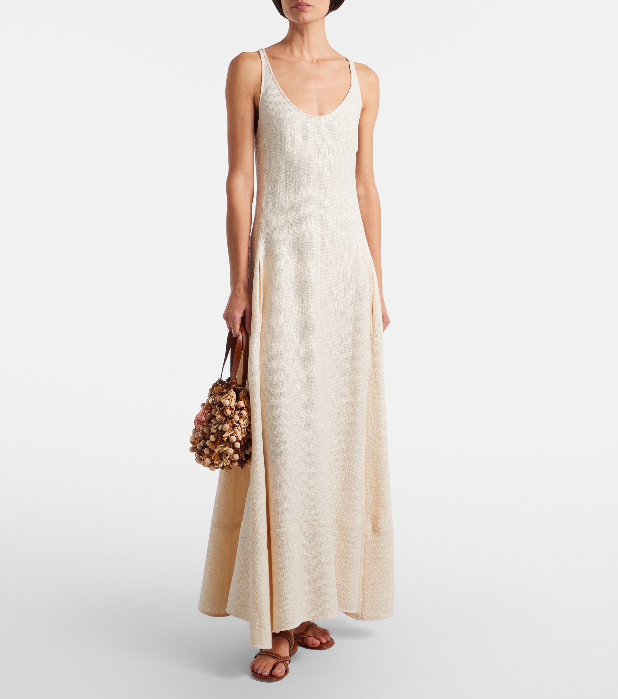 AQUAZZURA Pom Pom beaded top-handle bag