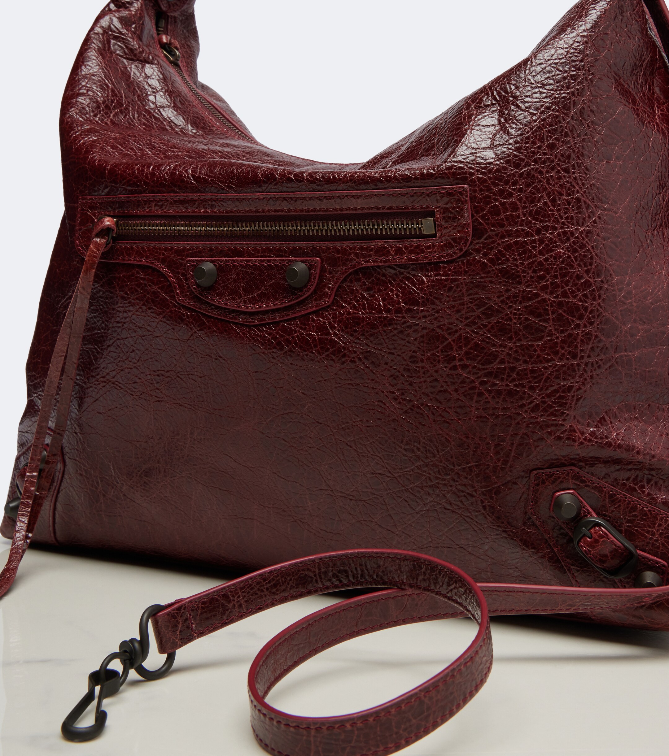 Balenciaga Le City Medium leather shoulder bag