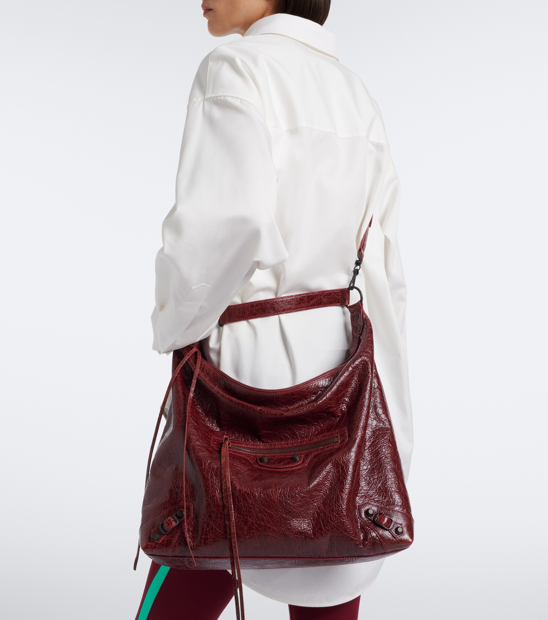 Balenciaga Le City Medium leather shoulder bag