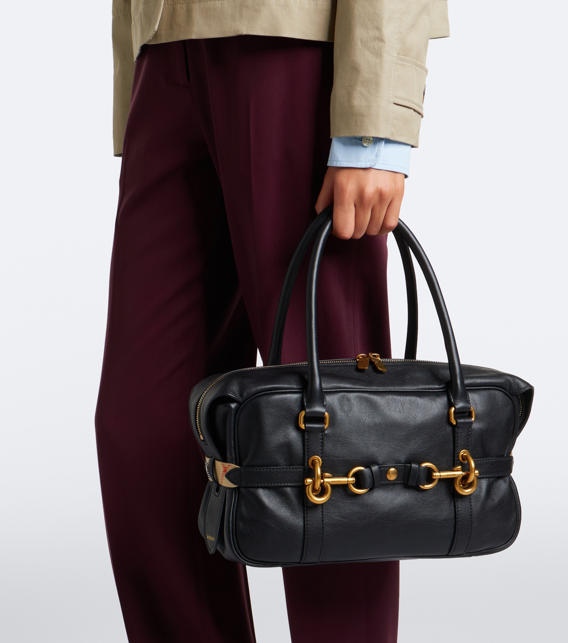 Burberry Medium leather shoulder bag