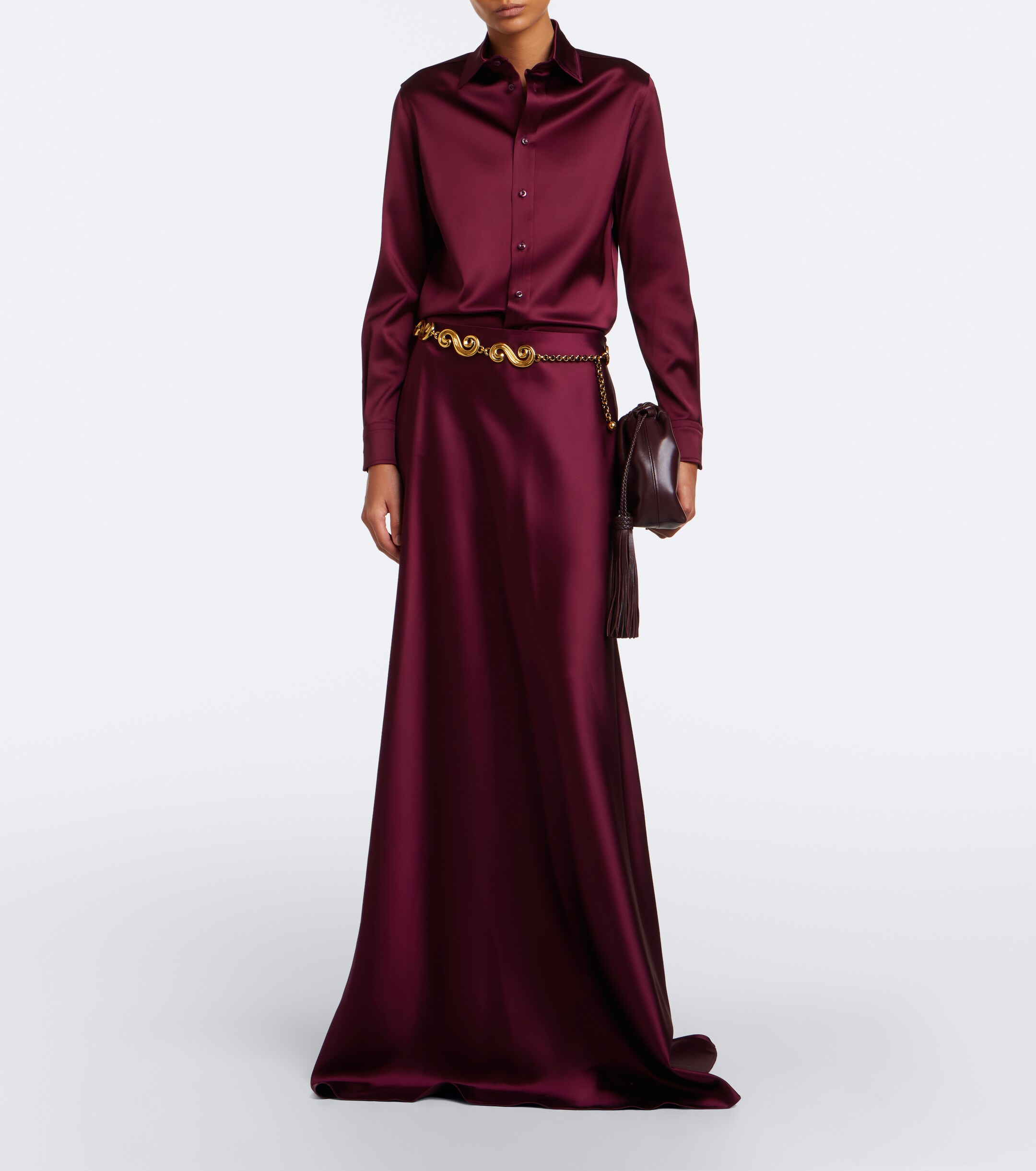 Ralph Lauren Collection Ralph Lauren Collection Masina satin maxi skirt