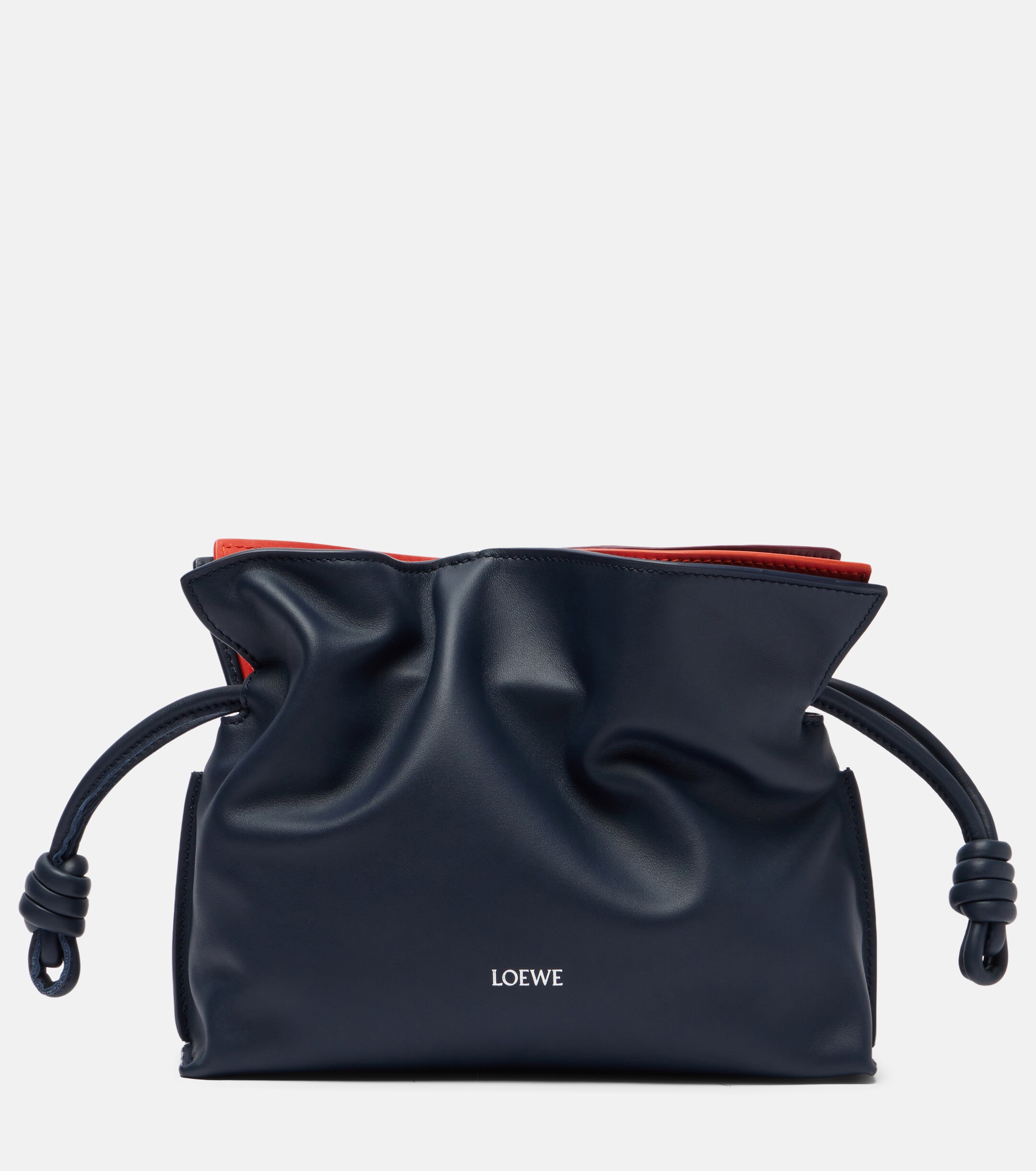 Loewe Flamenco Mini layered leather clutch