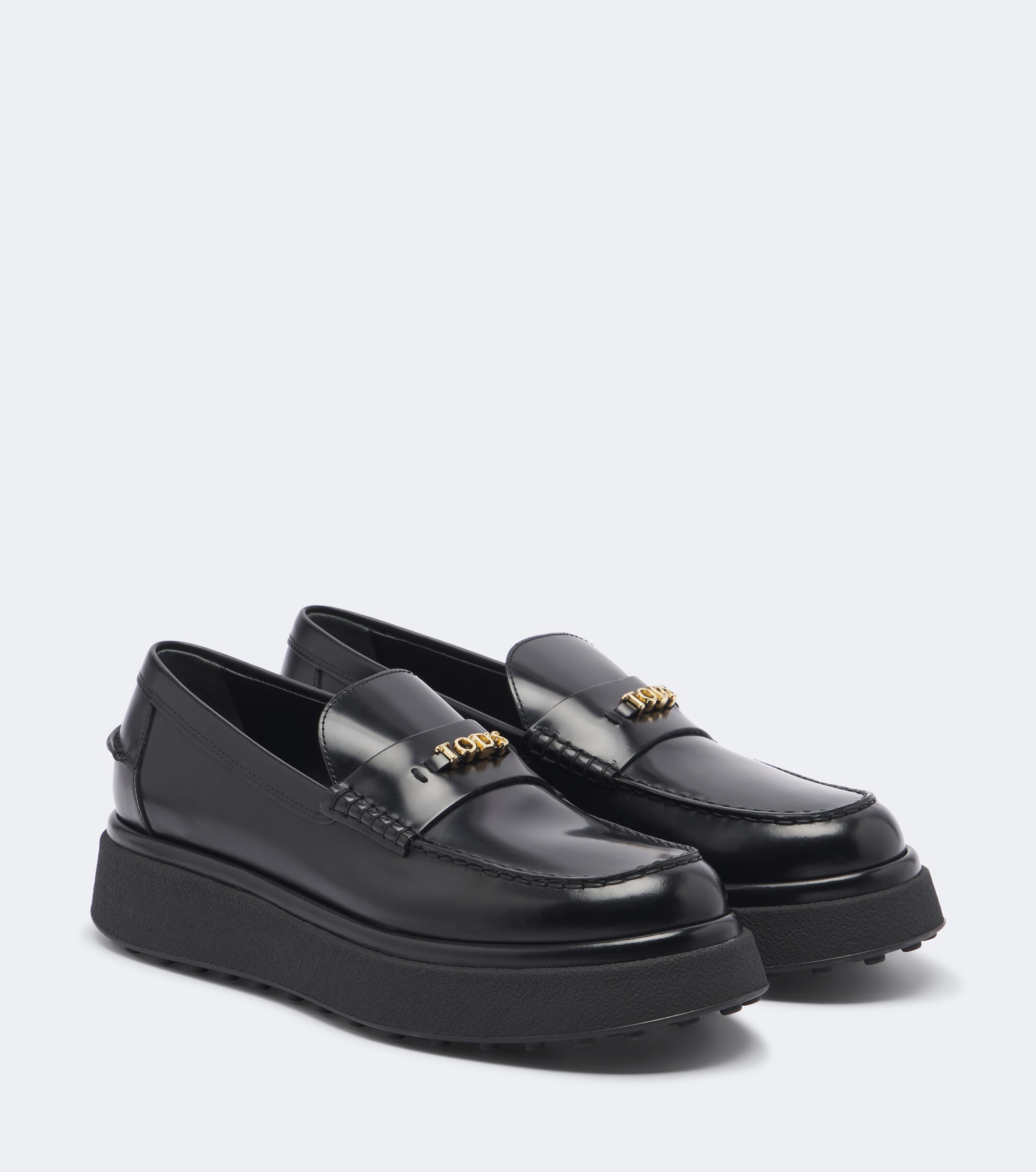 Tod's Tod's Leather platform loafers