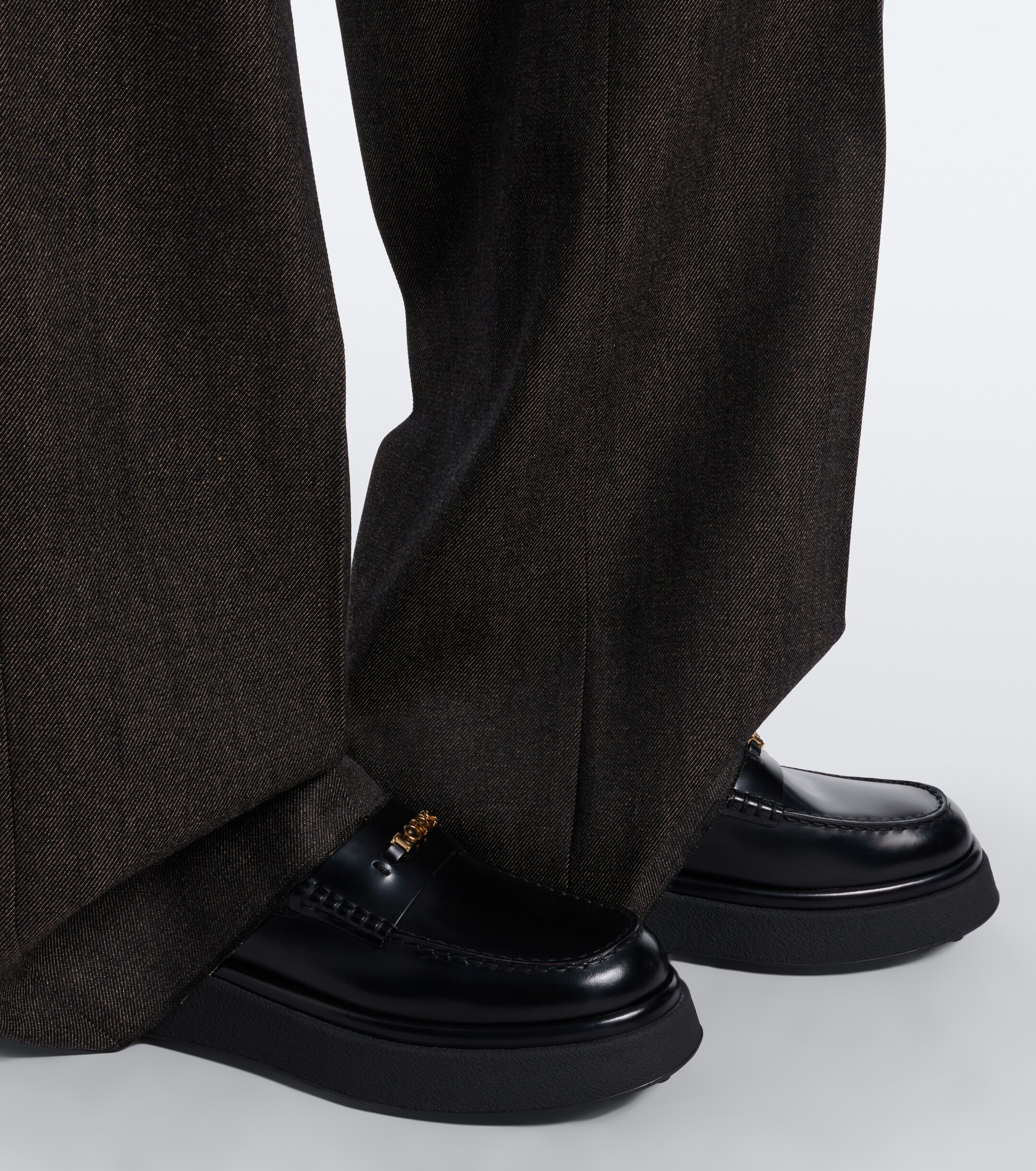 Tod's Tod's Leather platform loafers