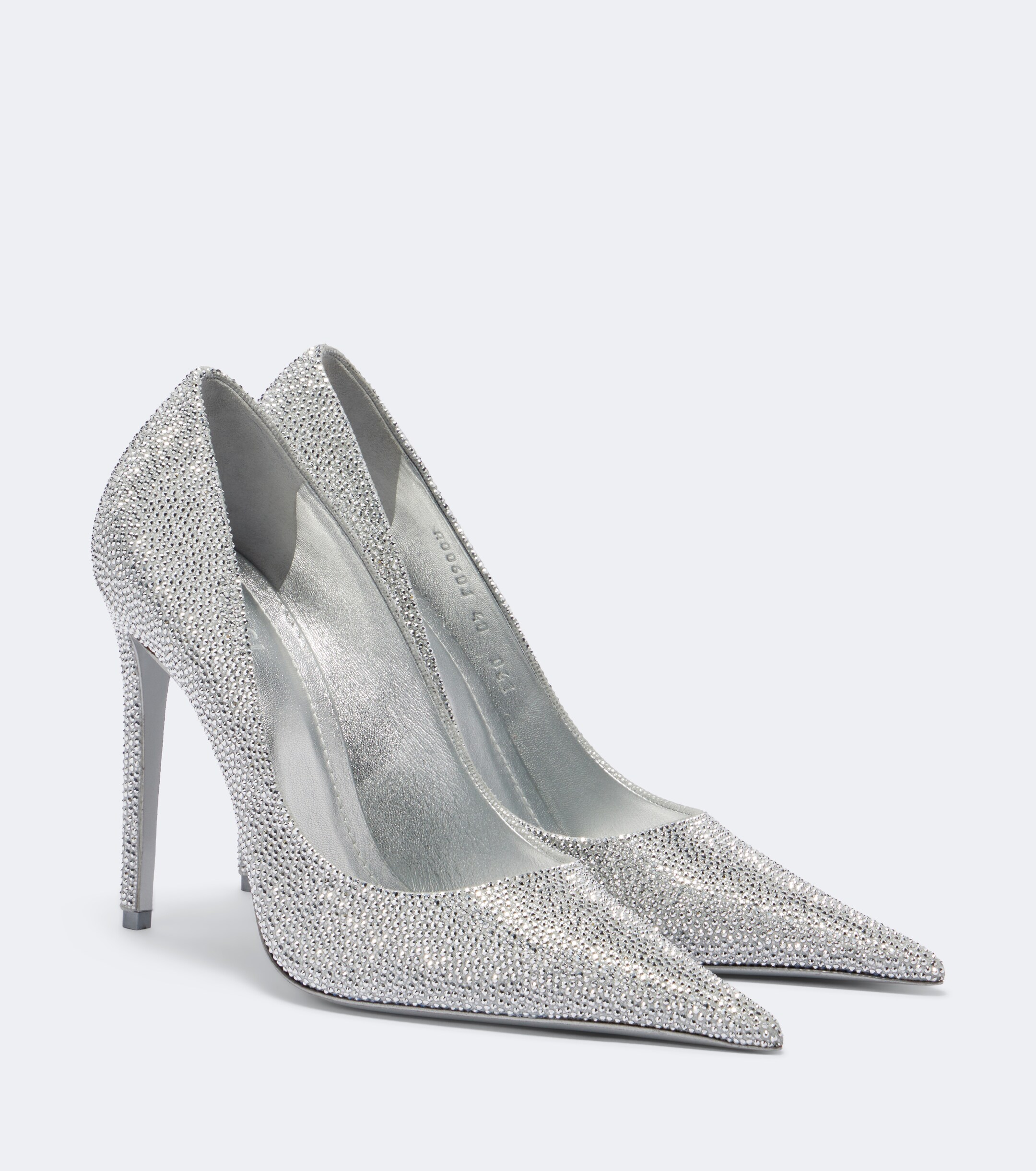 Gucci Gucci Donna embellished metallic leather pumps