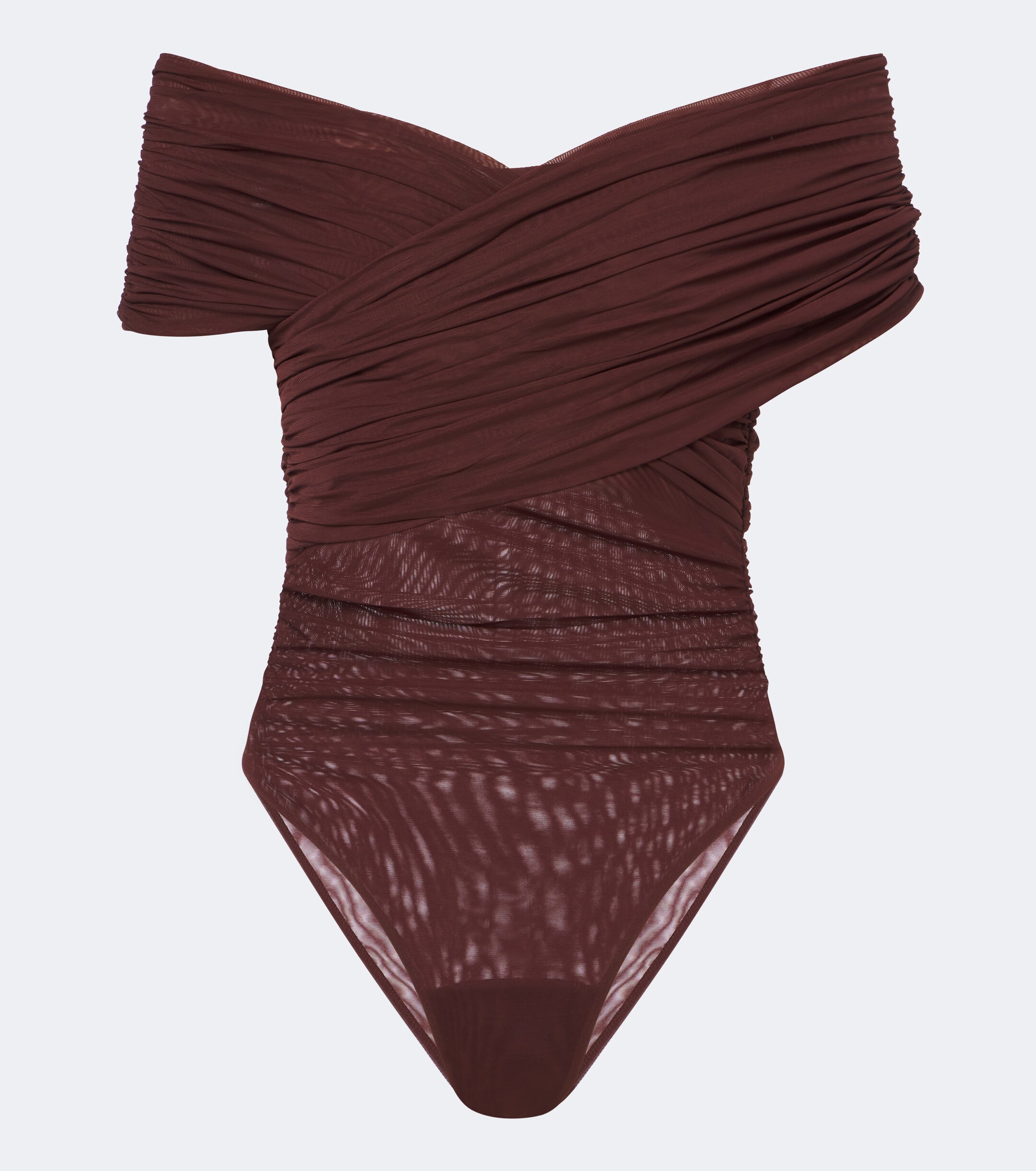 SIR. SIR Off-shoulder mesh bodysuit