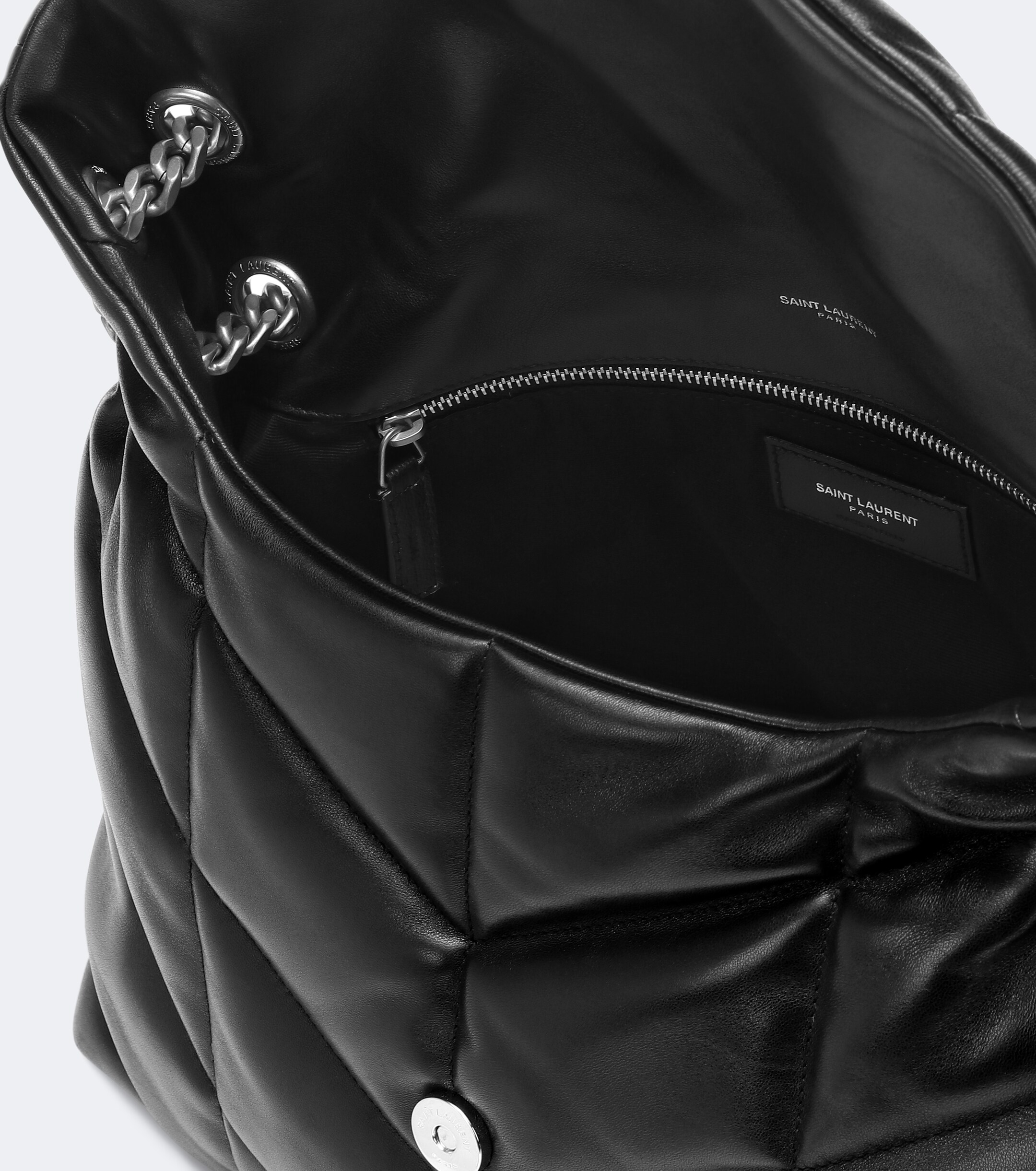 Saint Laurent Puffer Medium leather shoulder bag