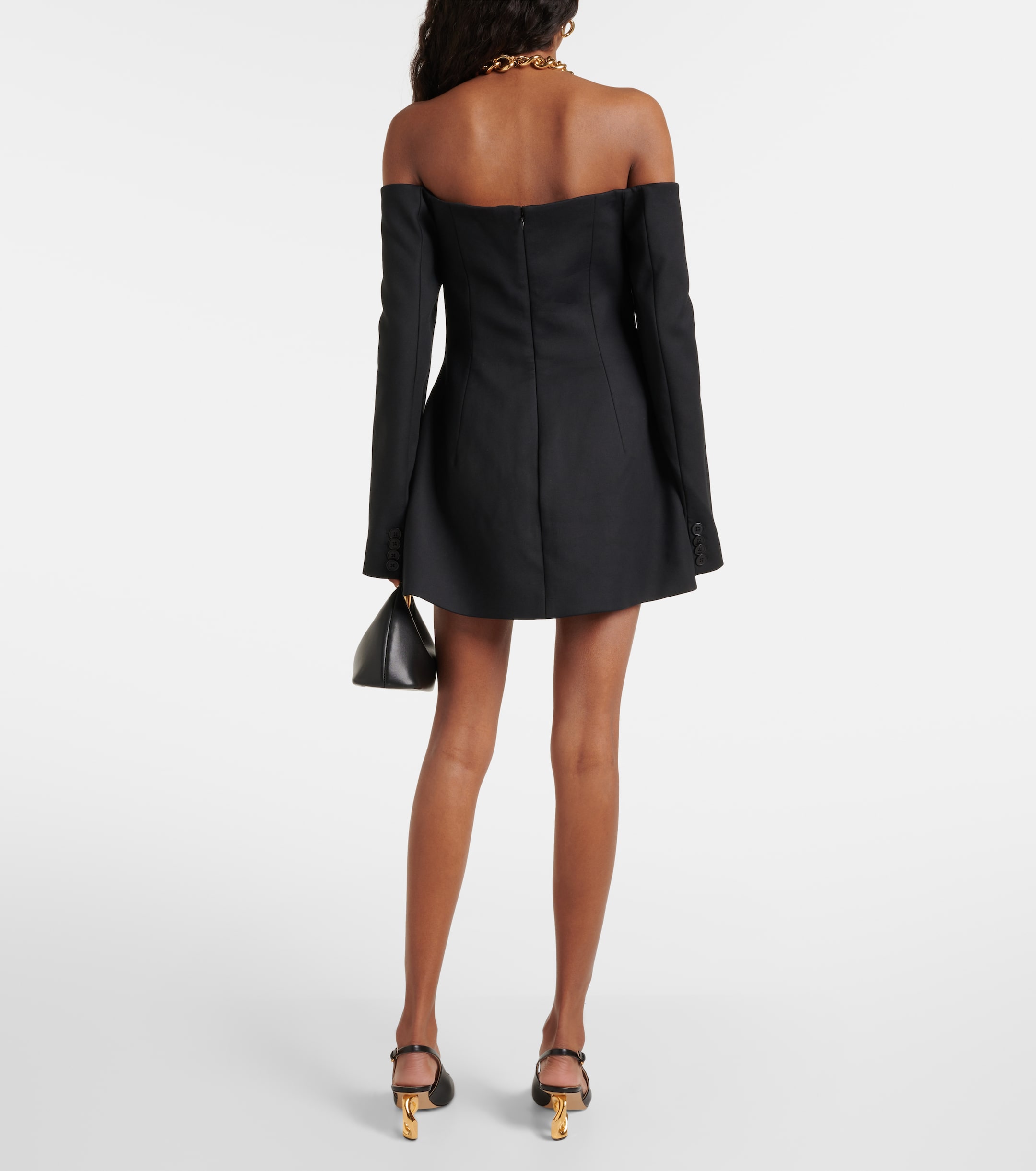 SIR. Sandrine off-shoulder blazer dress