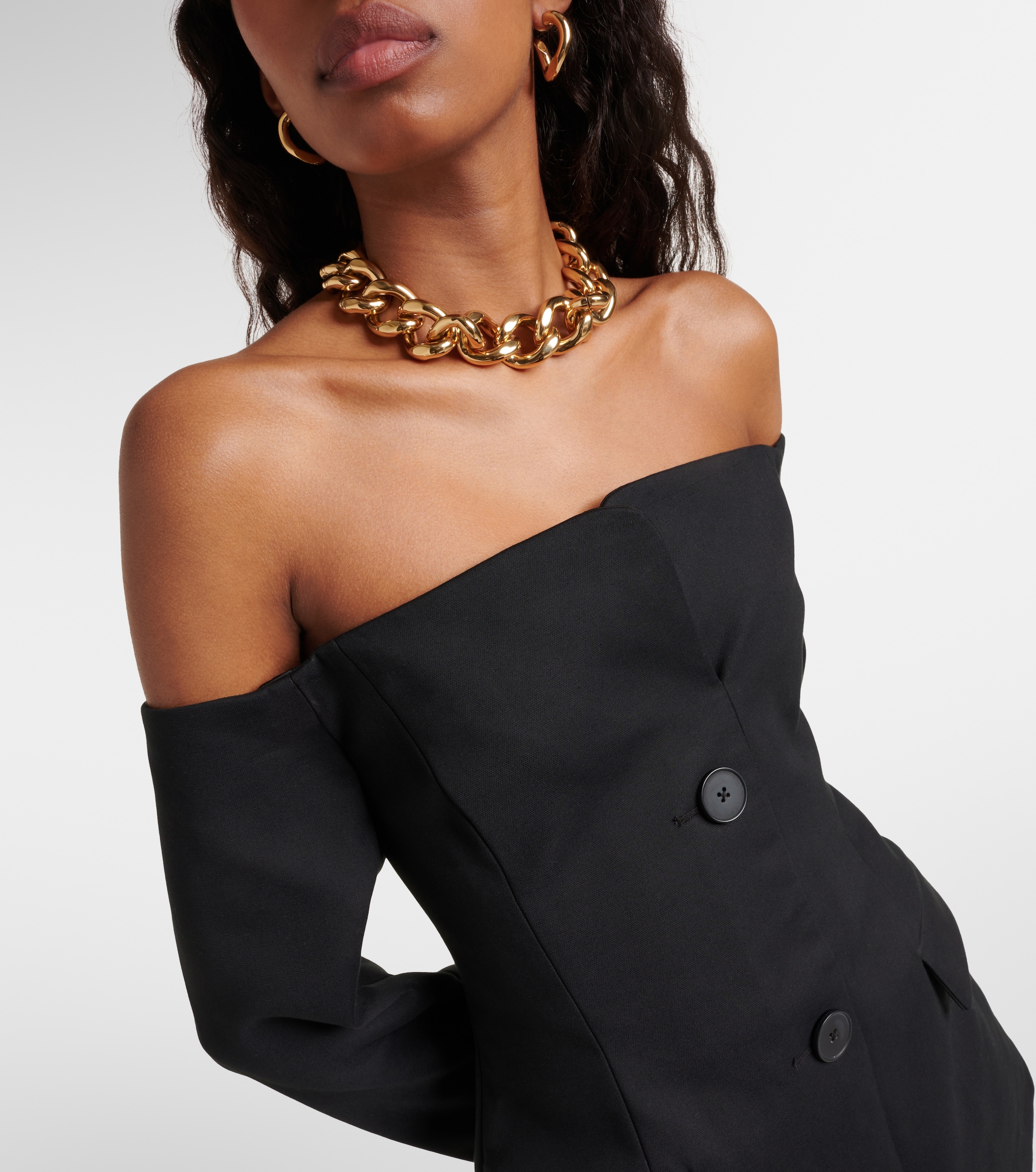 SIR. Sandrine off-shoulder blazer dress