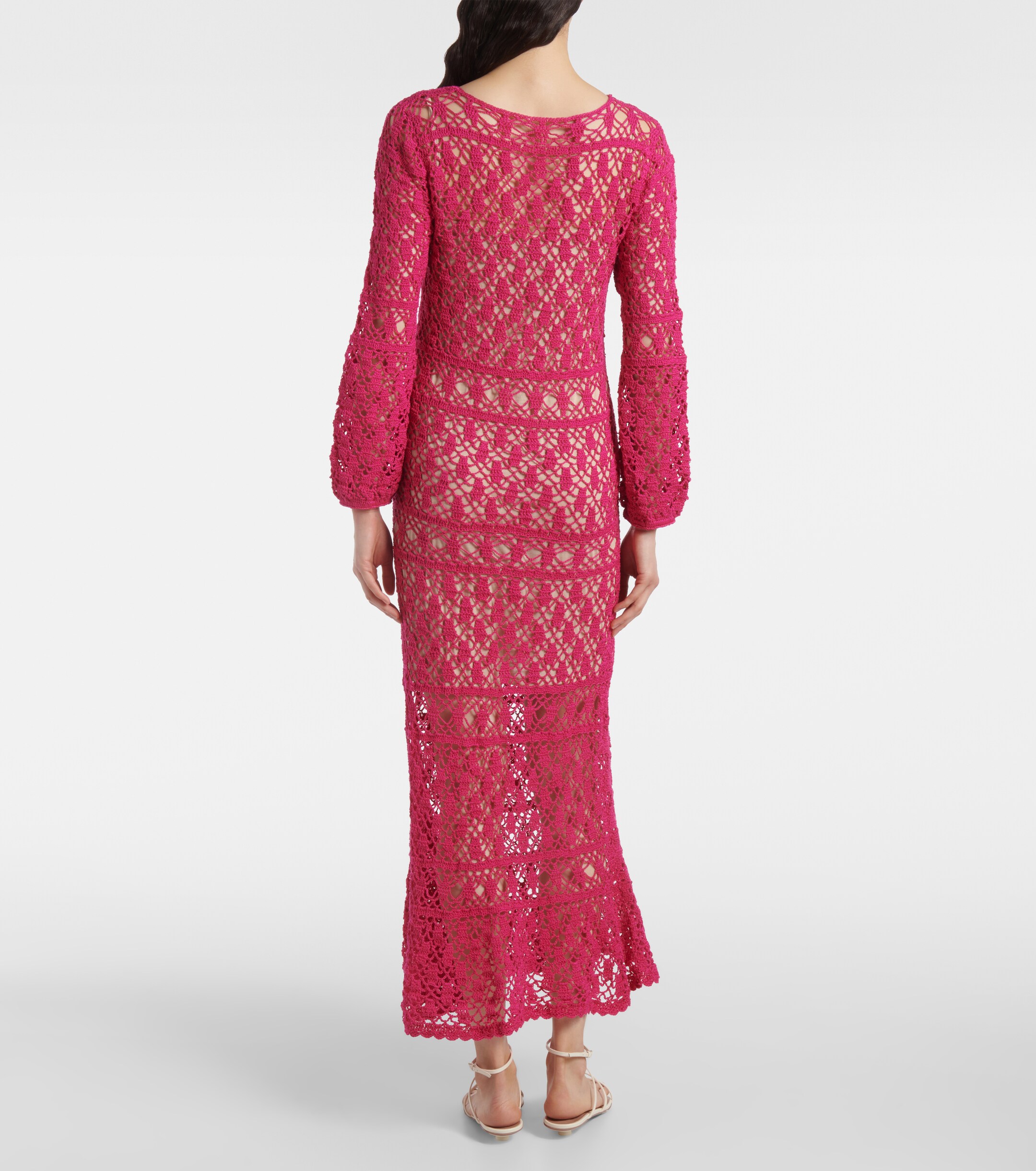 Anna Kosturova Anna Kosturova Jennifer cotton crochet maxi dress