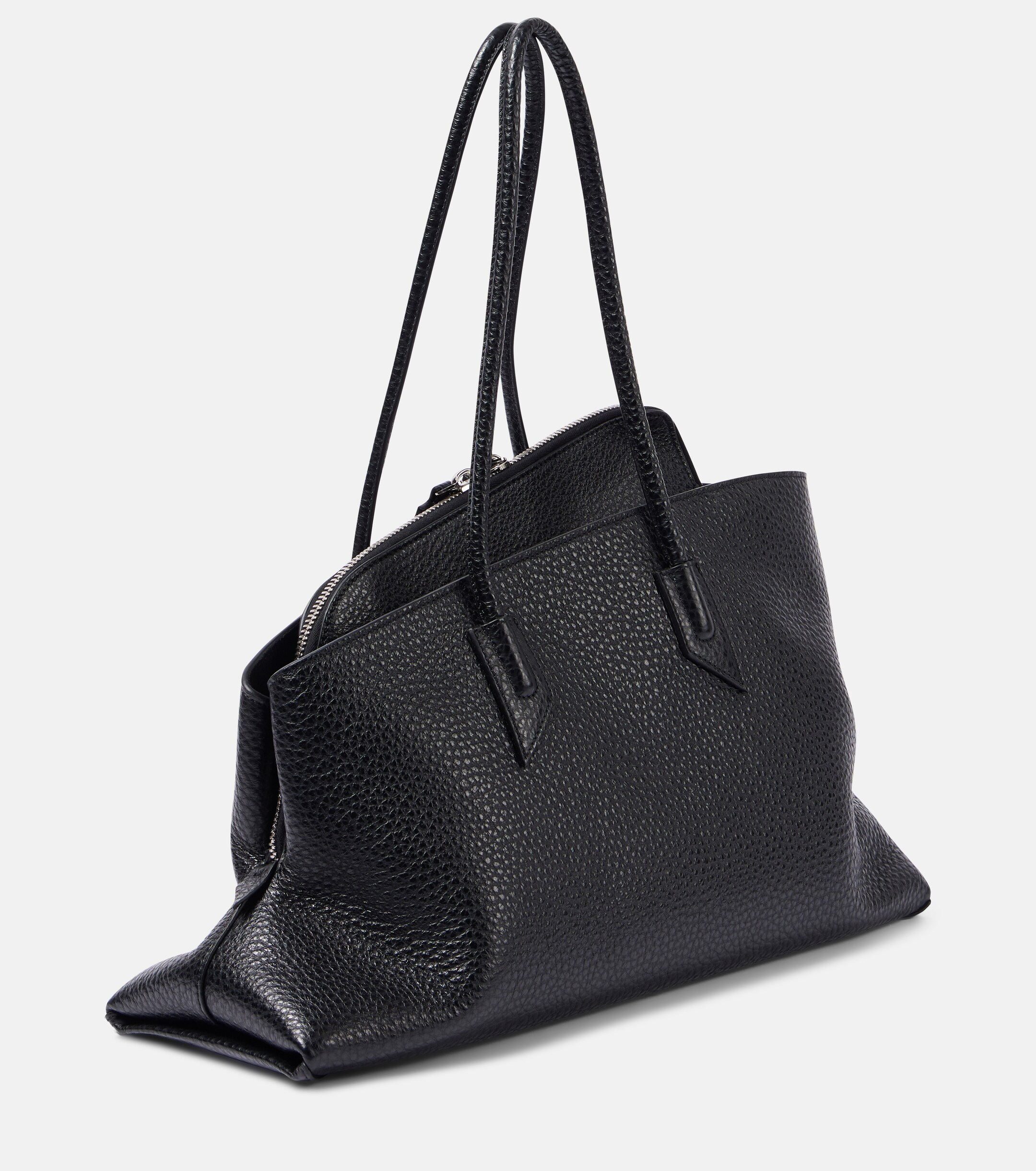 THE ATTICO La Passeggiata Medium leather tote bag