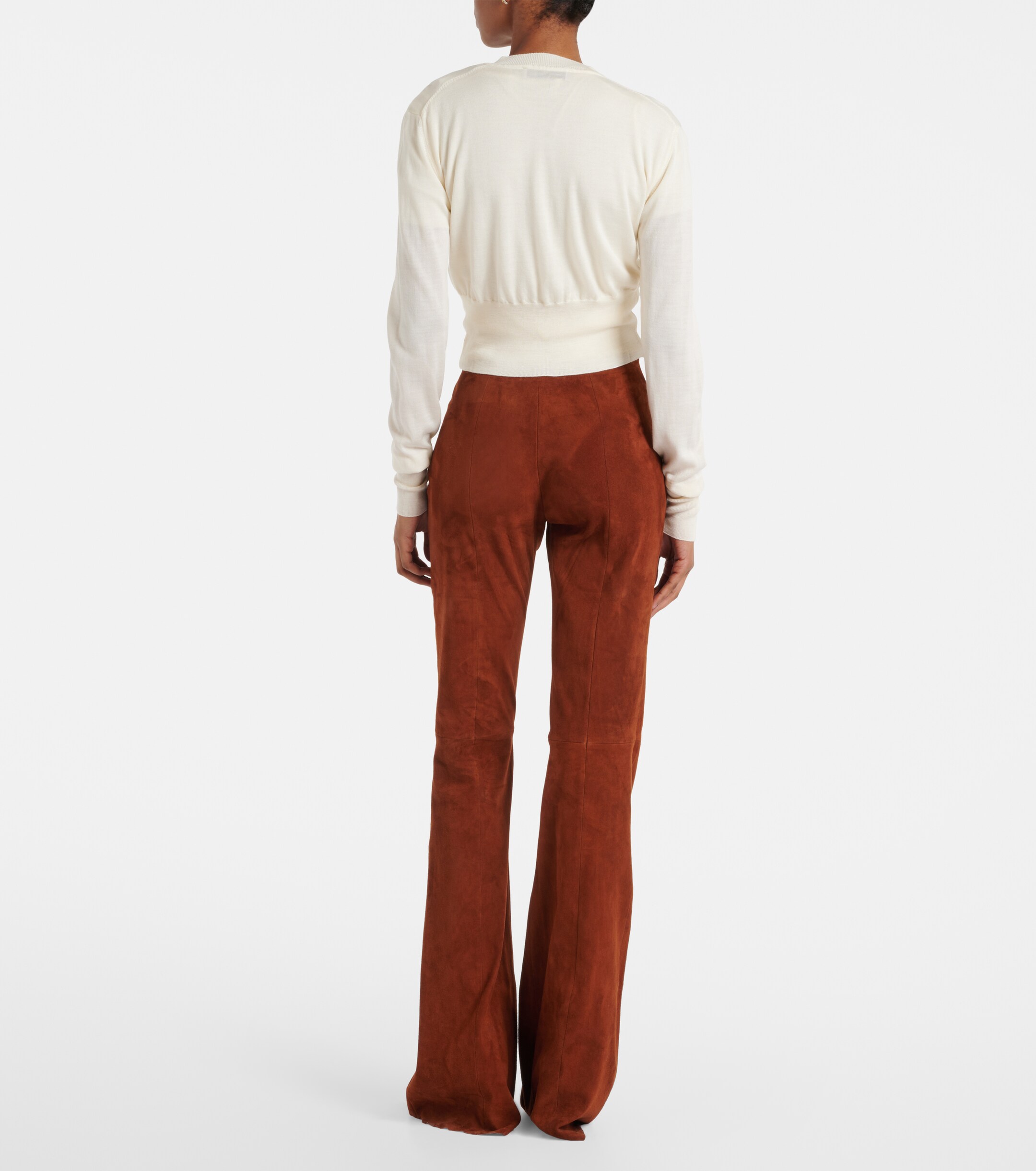 Vivienne Westwood Bea cropped wool and silk cardigan