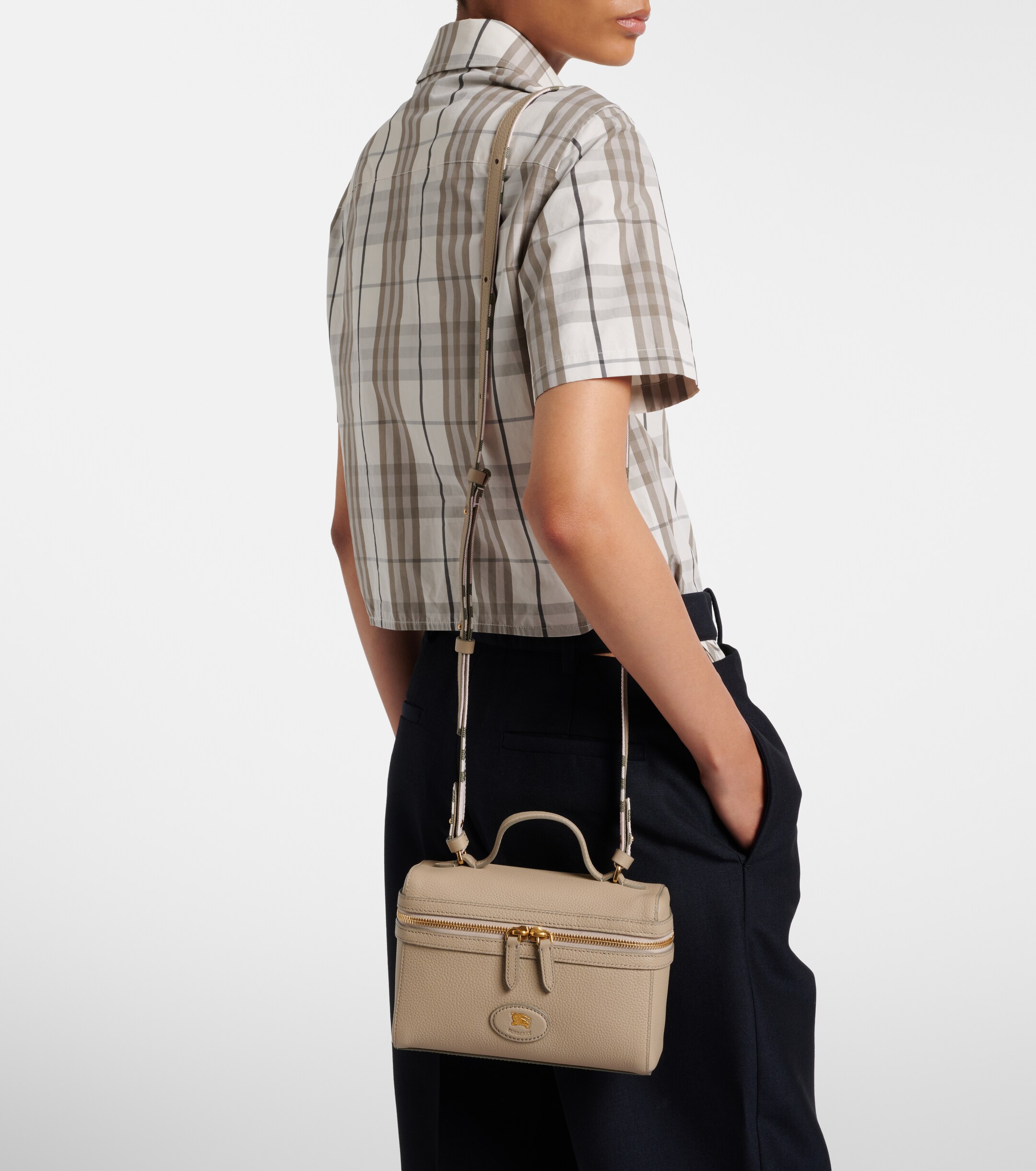 Burberry Bloomsbury leather vanity bag