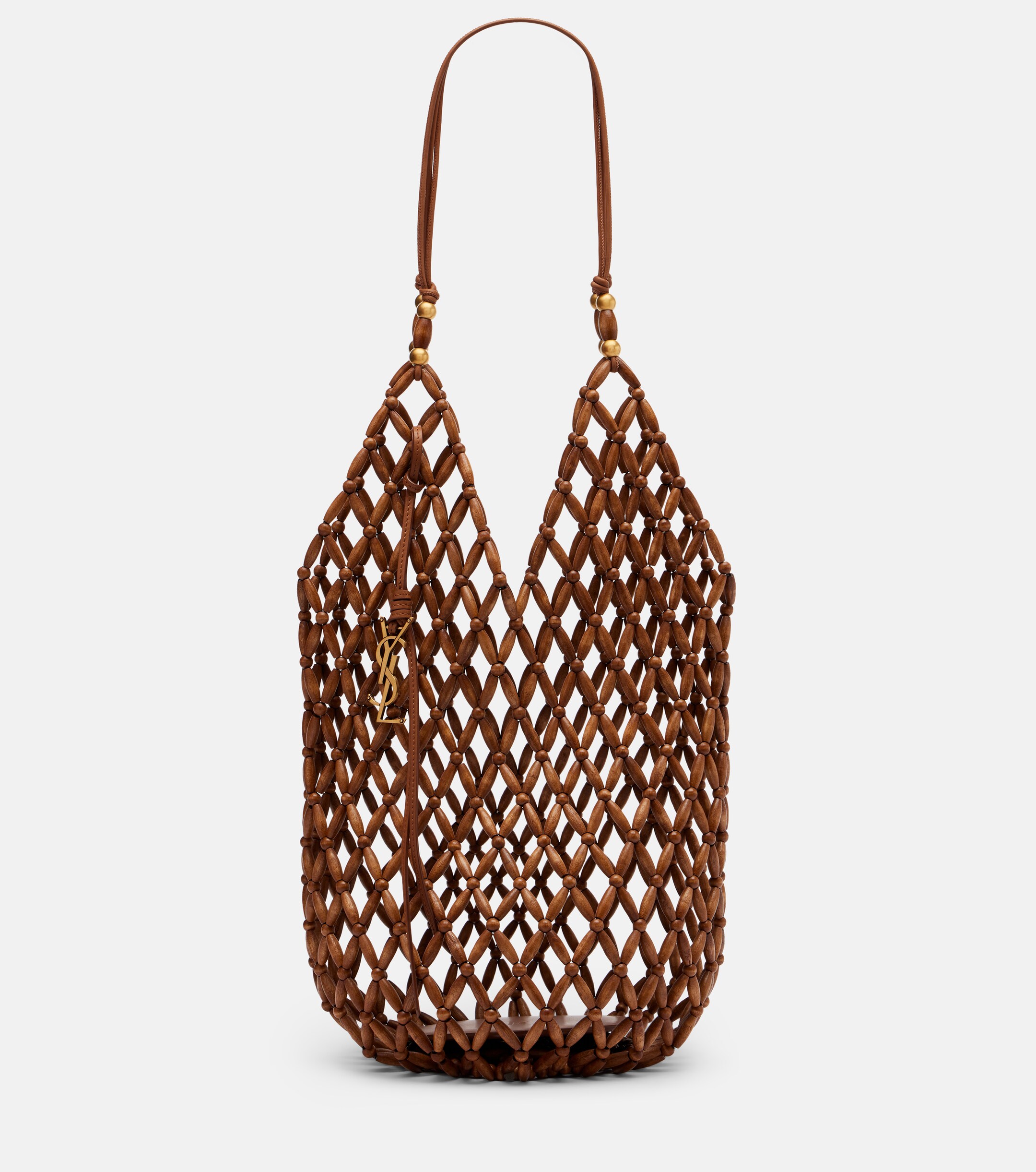 Saint Laurent Supple beaded tote bag