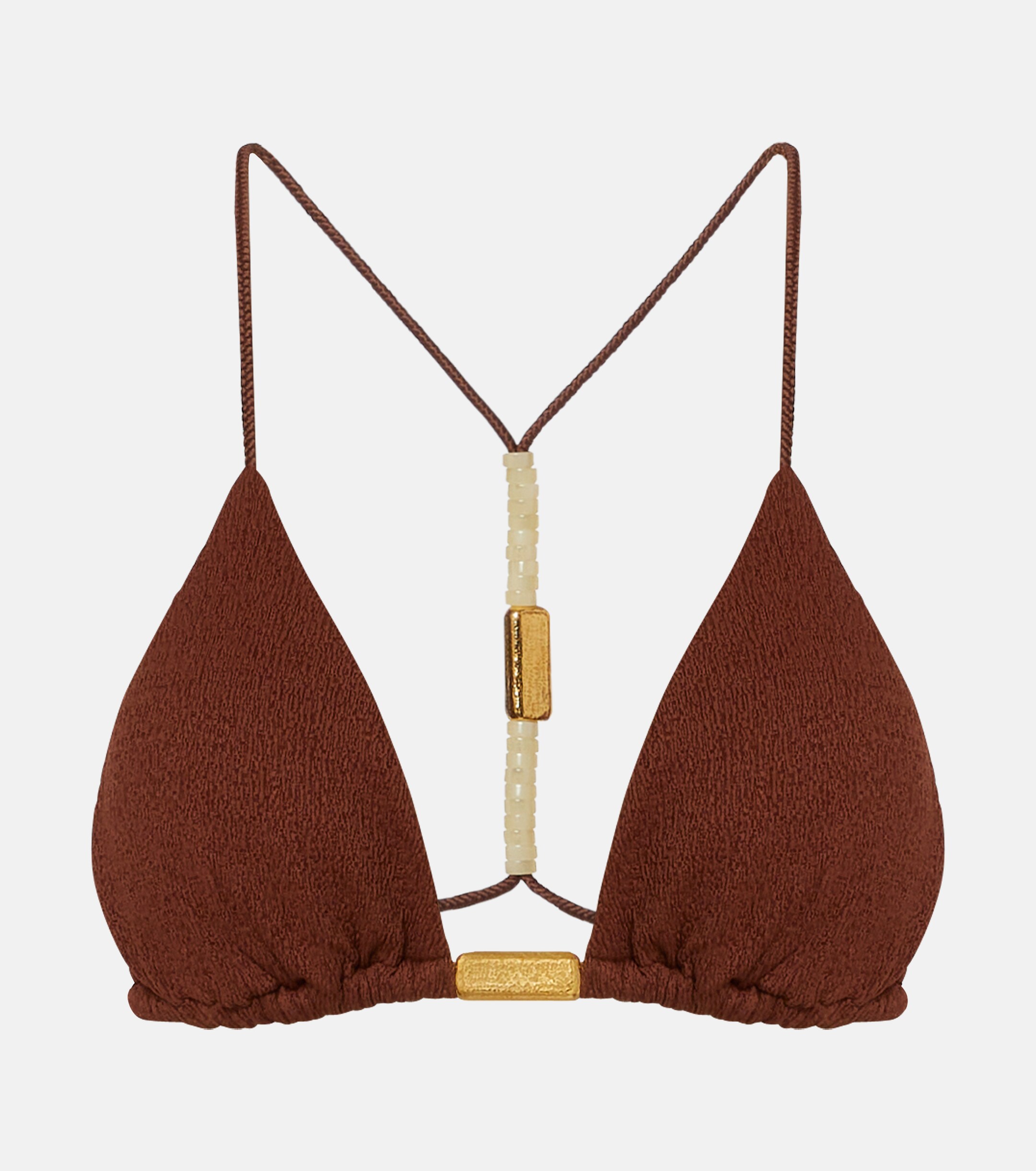 VIX PAULA HERMANNY ViX Paula Hermanny Harper beaded triangle bikini top