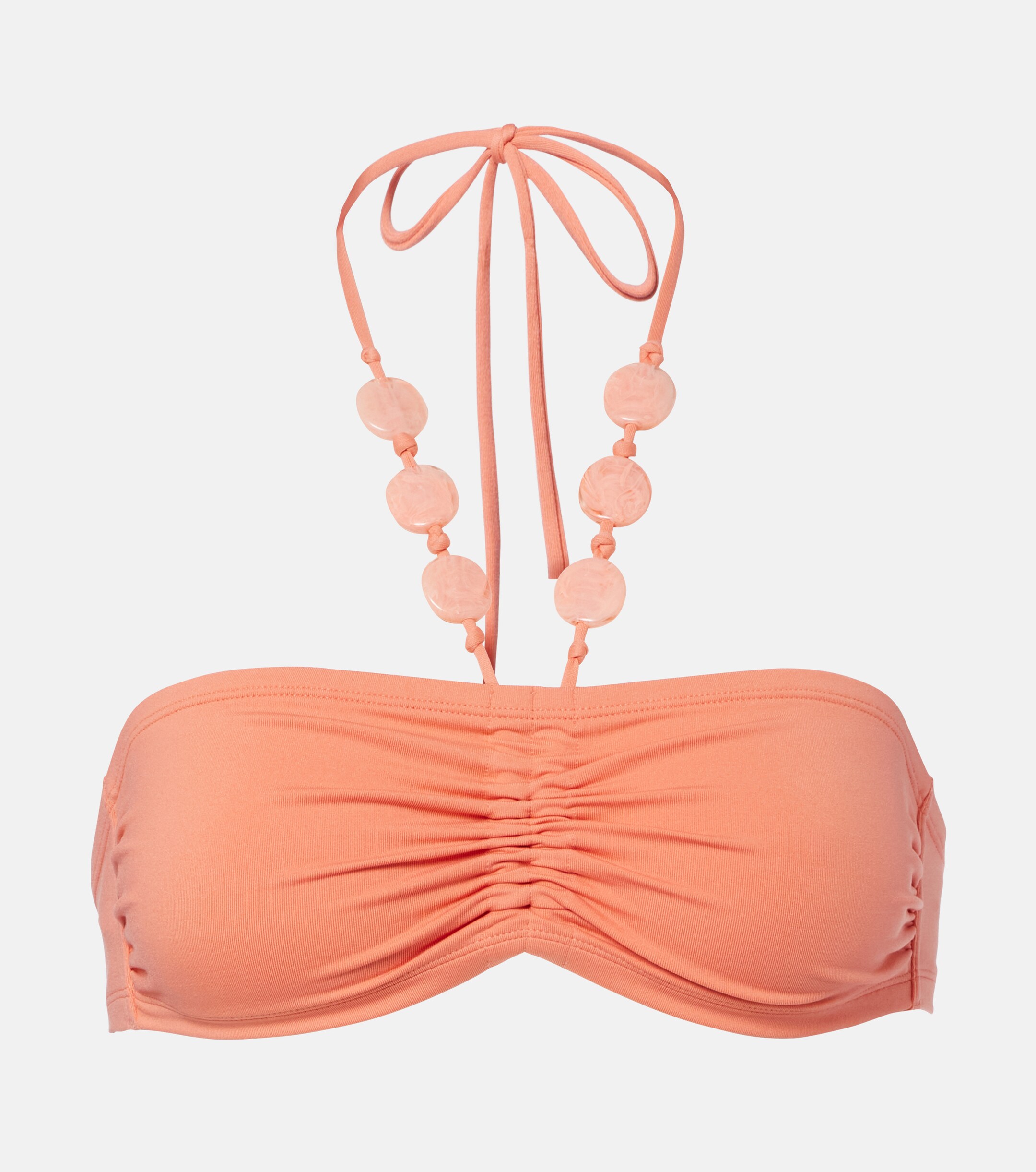 Eres Eres Lana beaded bikini top