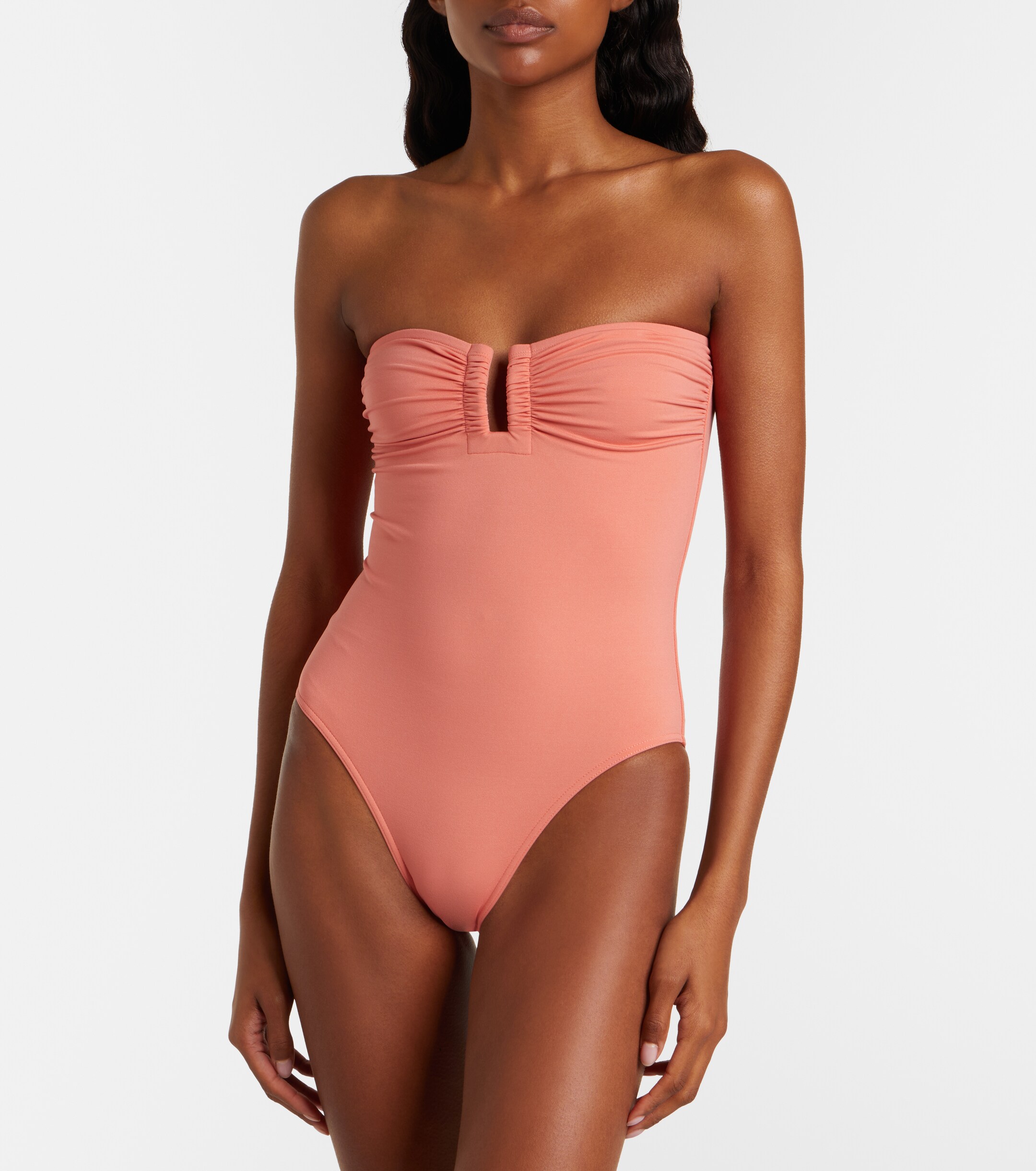 Eres Eres Cassiopée gathered swimsuit