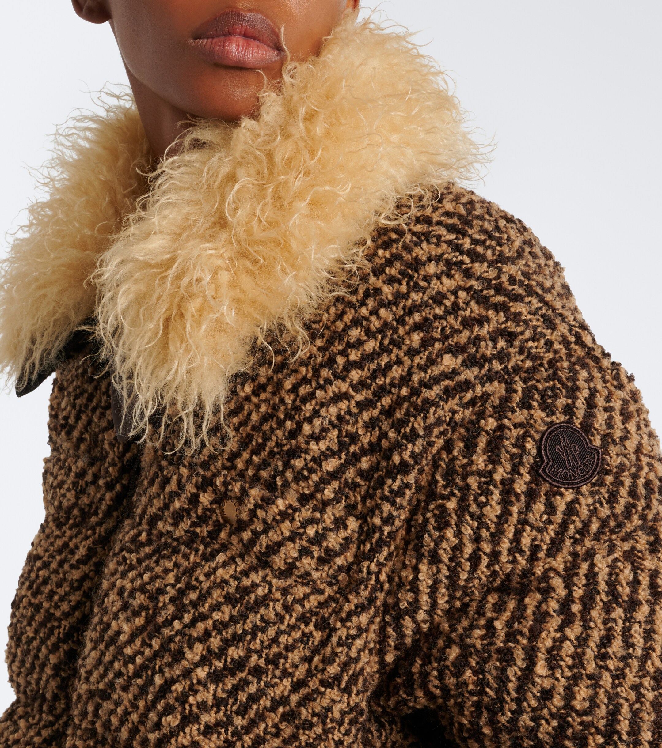 Moncler Moncler Dynamique bouclé down jacket