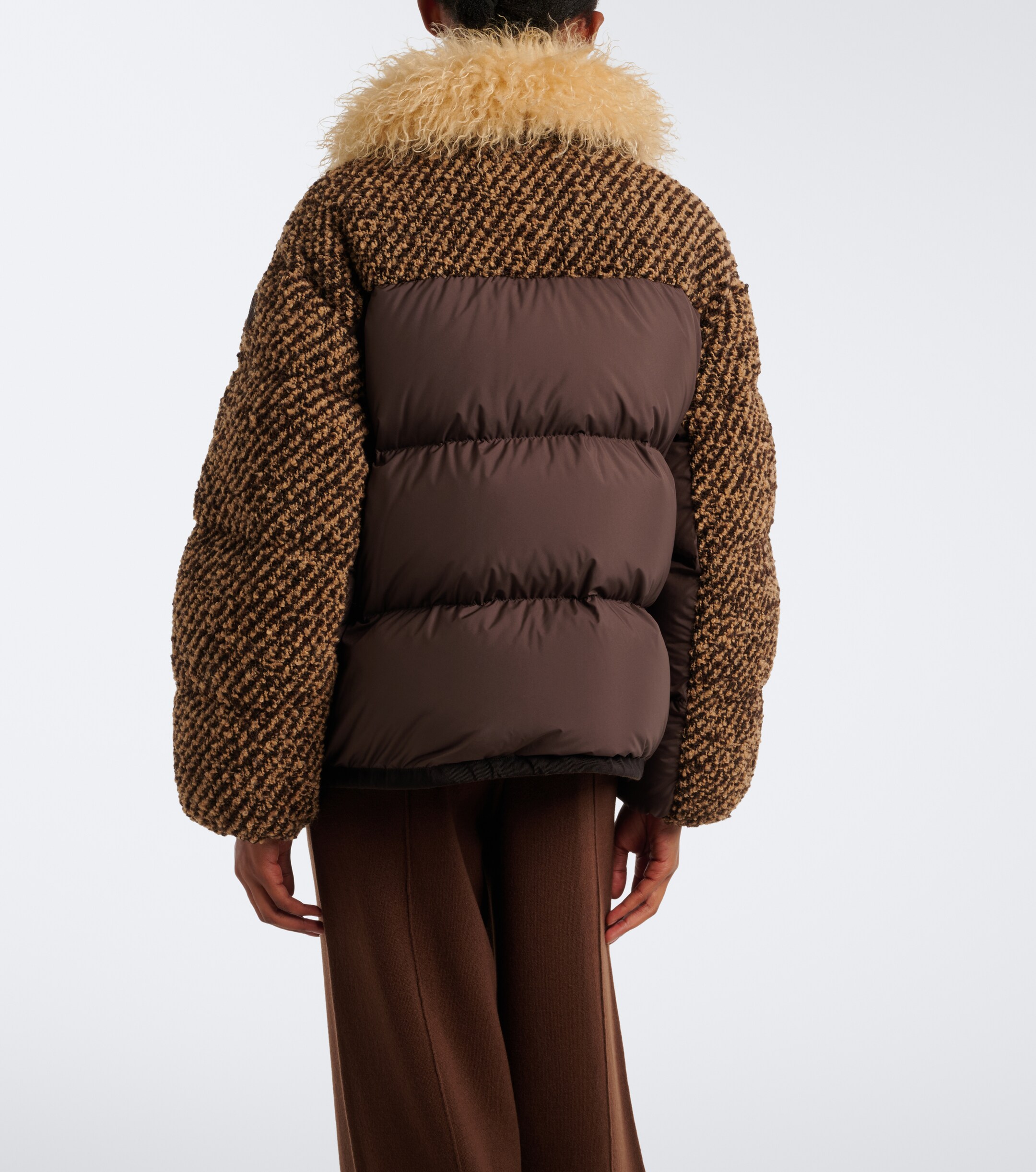 Moncler Moncler Dynamique bouclé down jacket