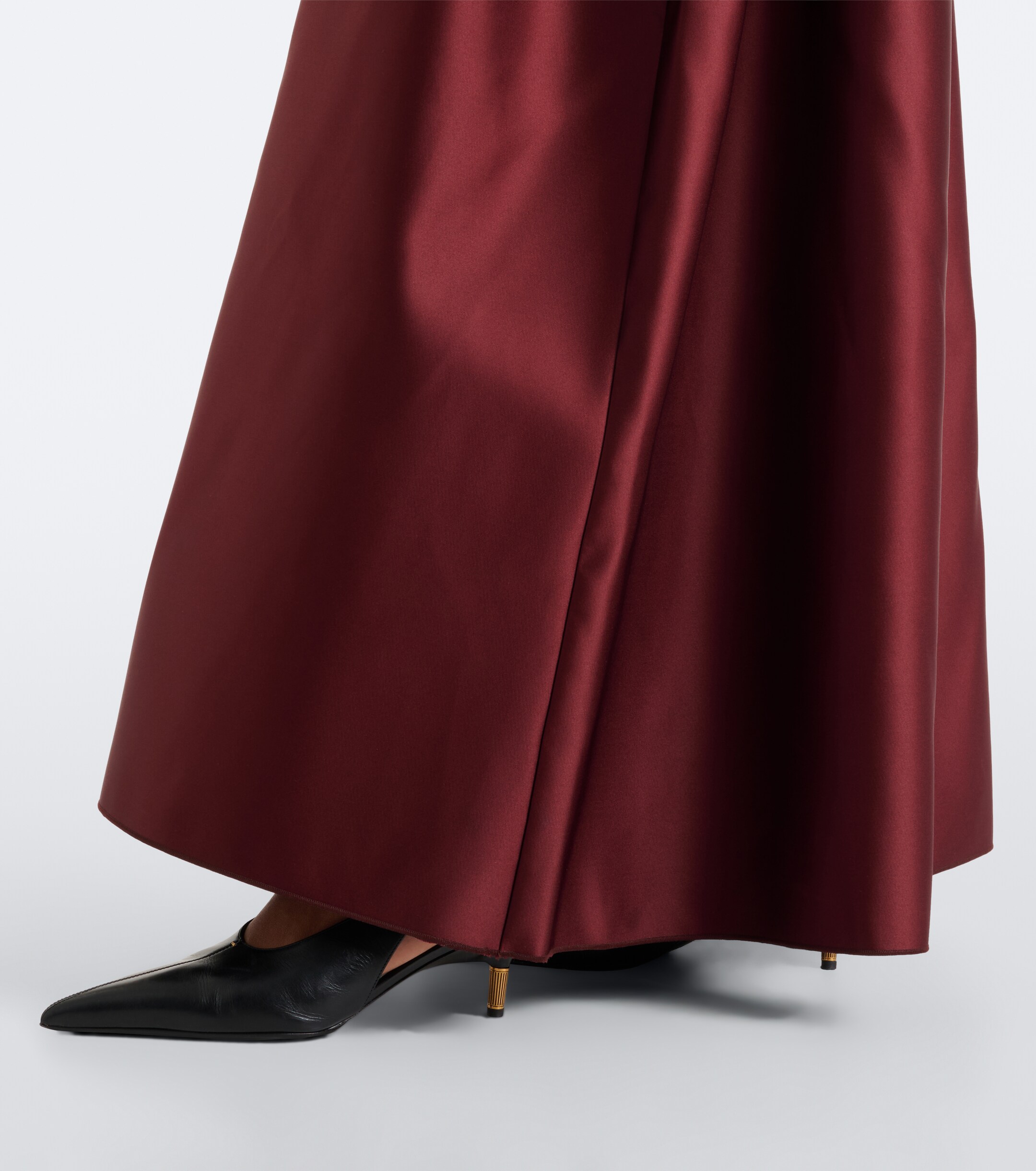 Fforme Fforme Catrin jersey and duchesse satin maxi dress