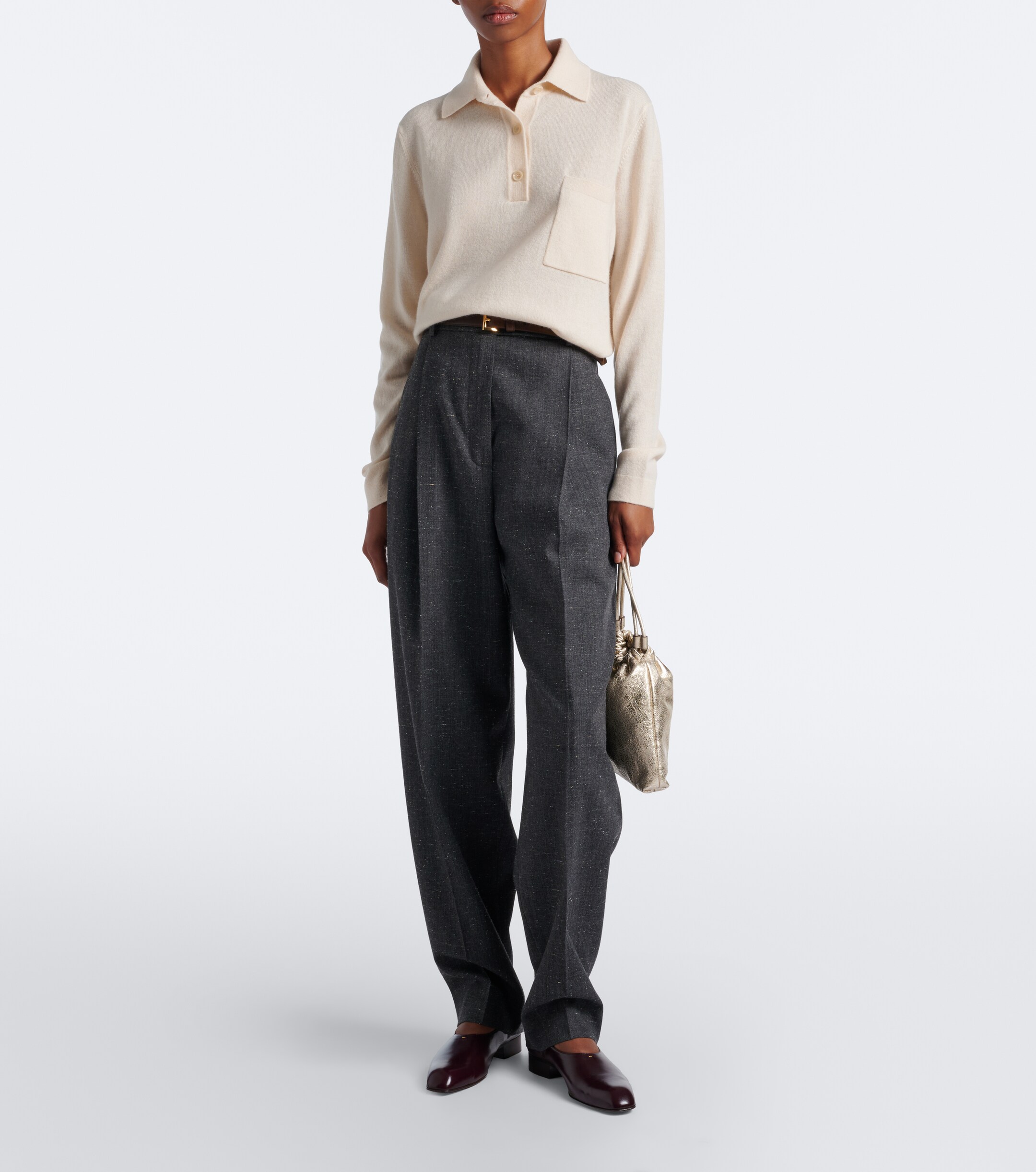 Jardin des Orangers Jardin des Orangers Wool and cashmere polo sweater