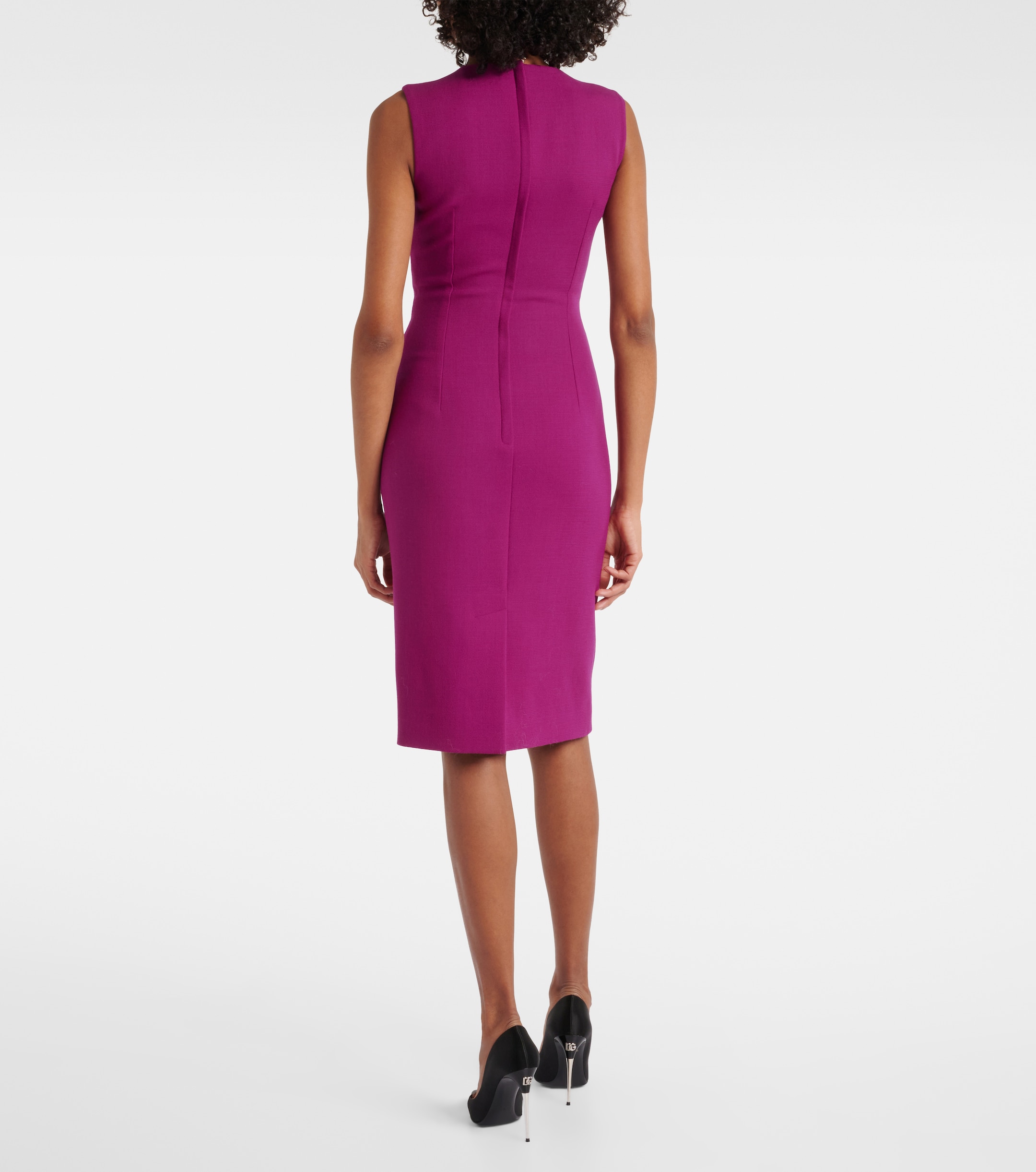 Dolce&Gabbana Wool crepe minidress