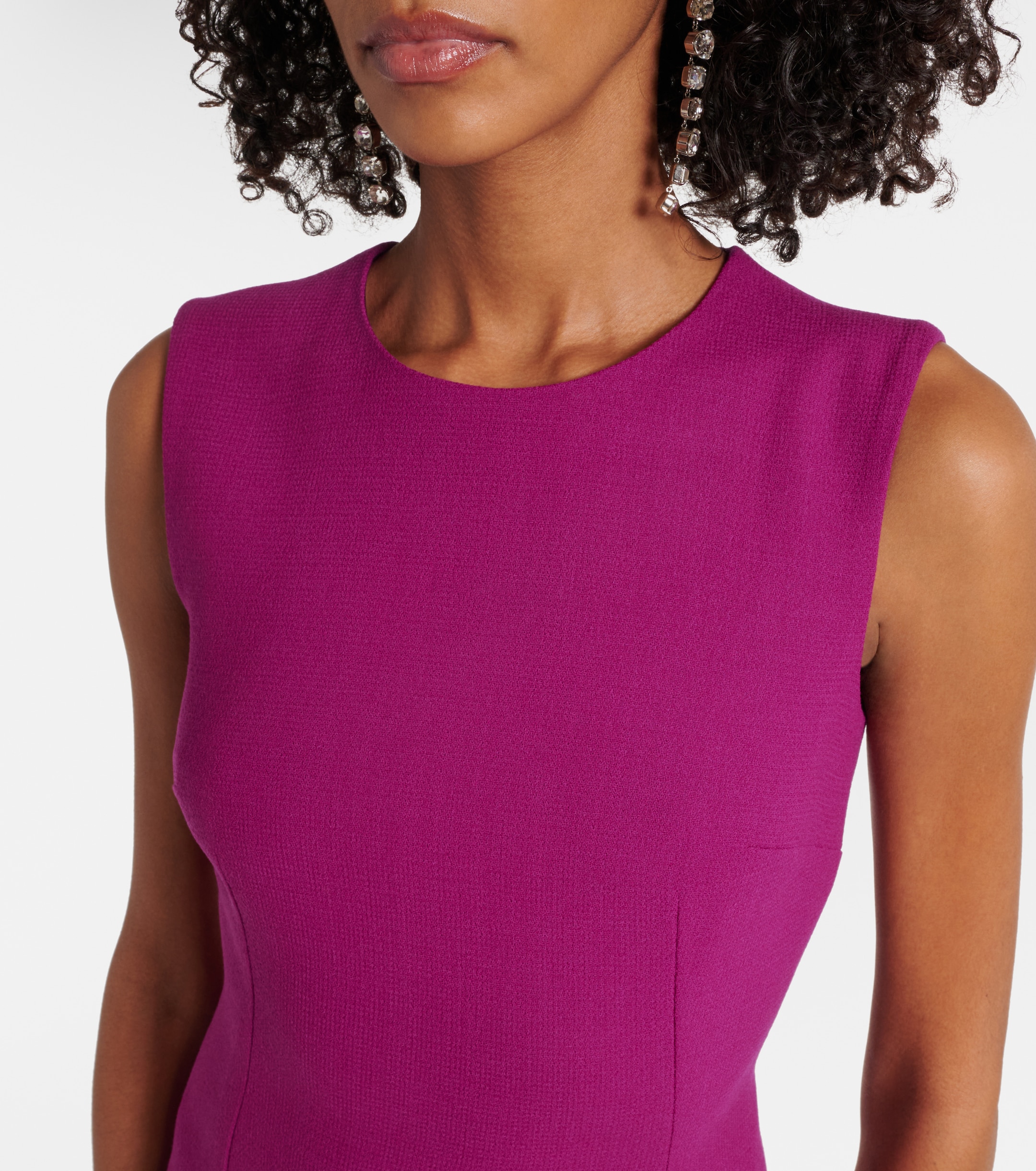 Dolce&Gabbana Wool crepe minidress