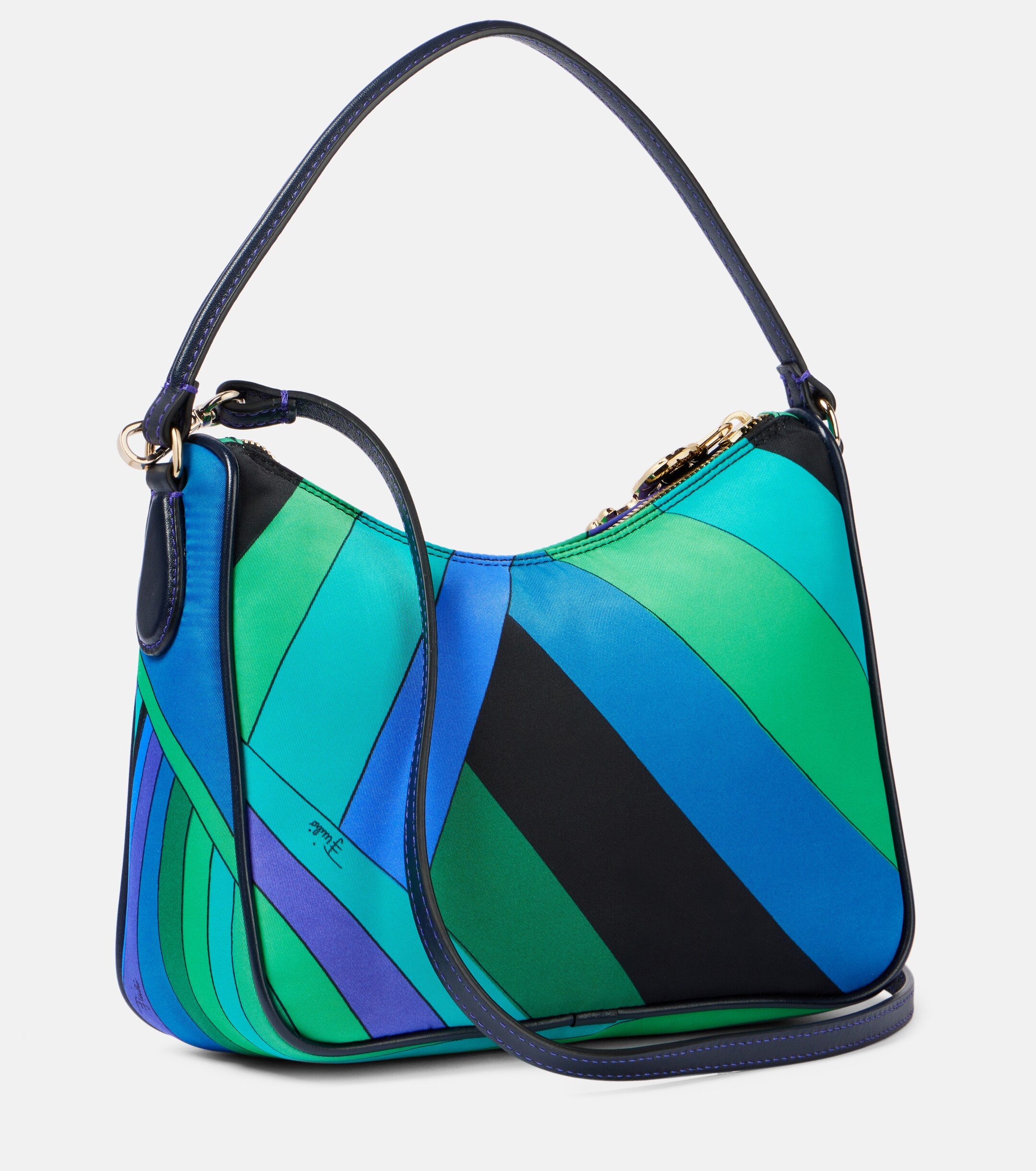 Pucci Yummy leather-trimmed shoulder bag