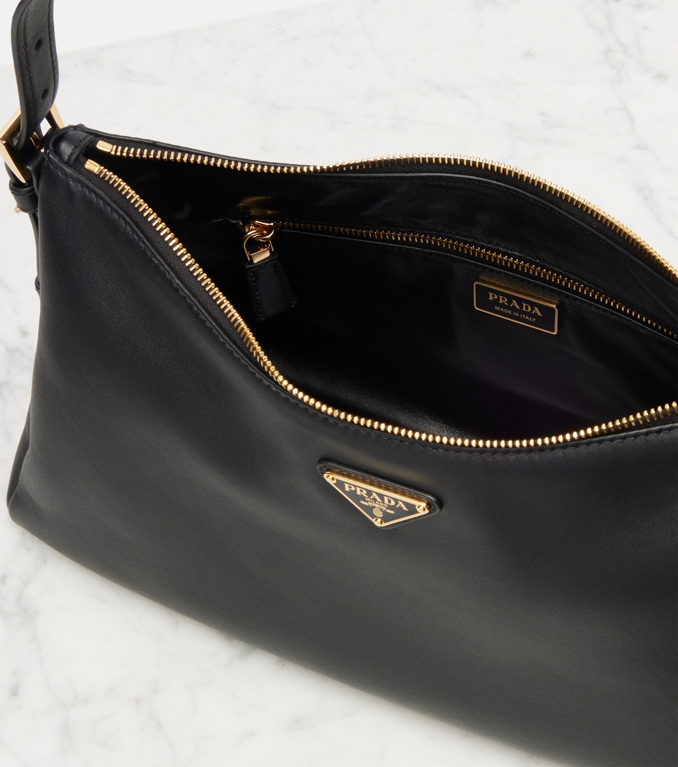 Prada Prada Aimée Large leather shoulder bag