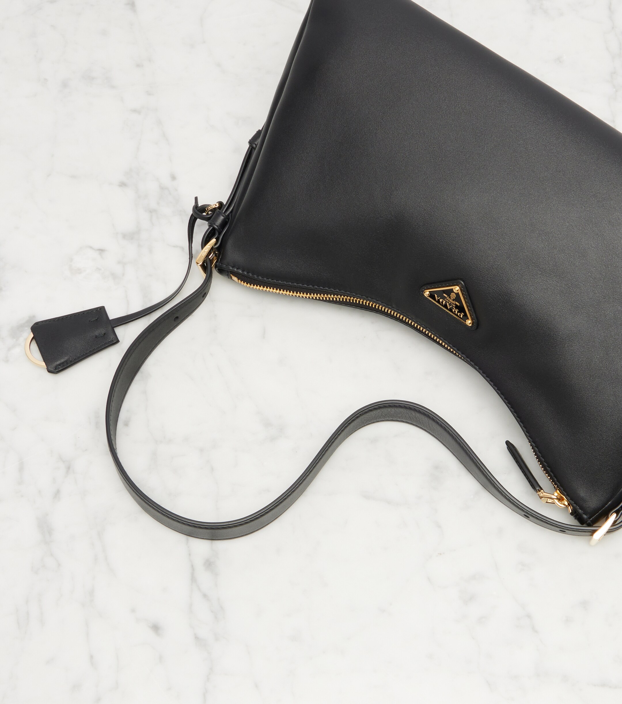 Prada Prada Aimée Large leather shoulder bag