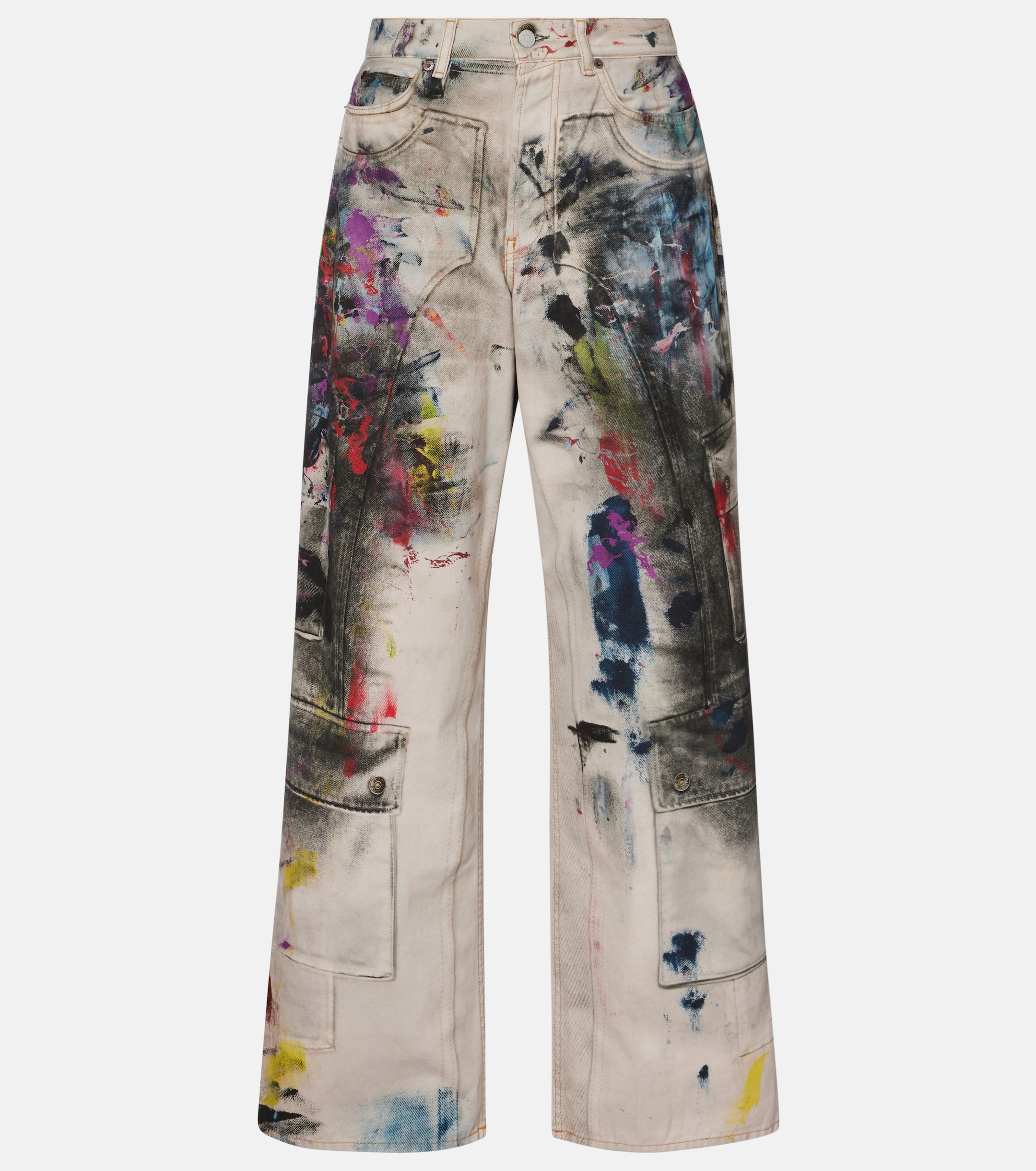 Acne Studios 1981 trompe l'oeil wide-leg jeans