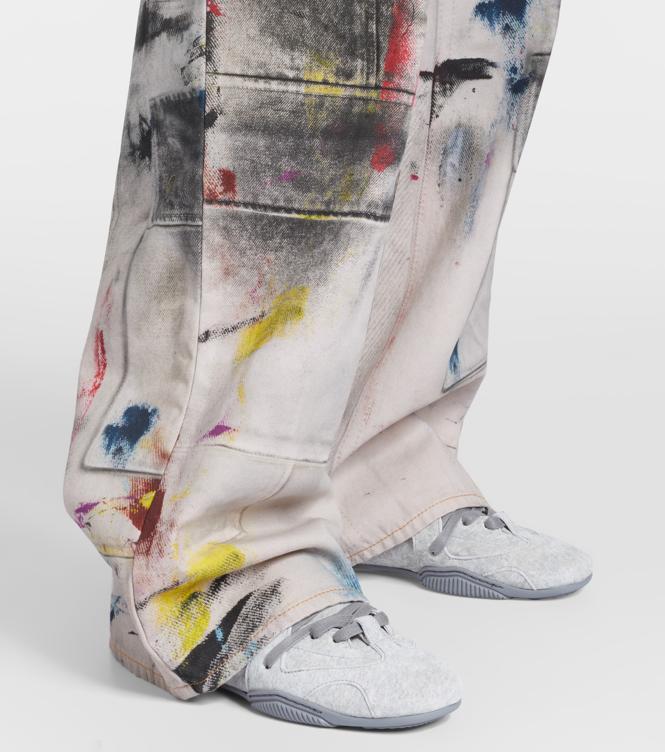 Acne Studios 1981 trompe l'oeil wide-leg jeans