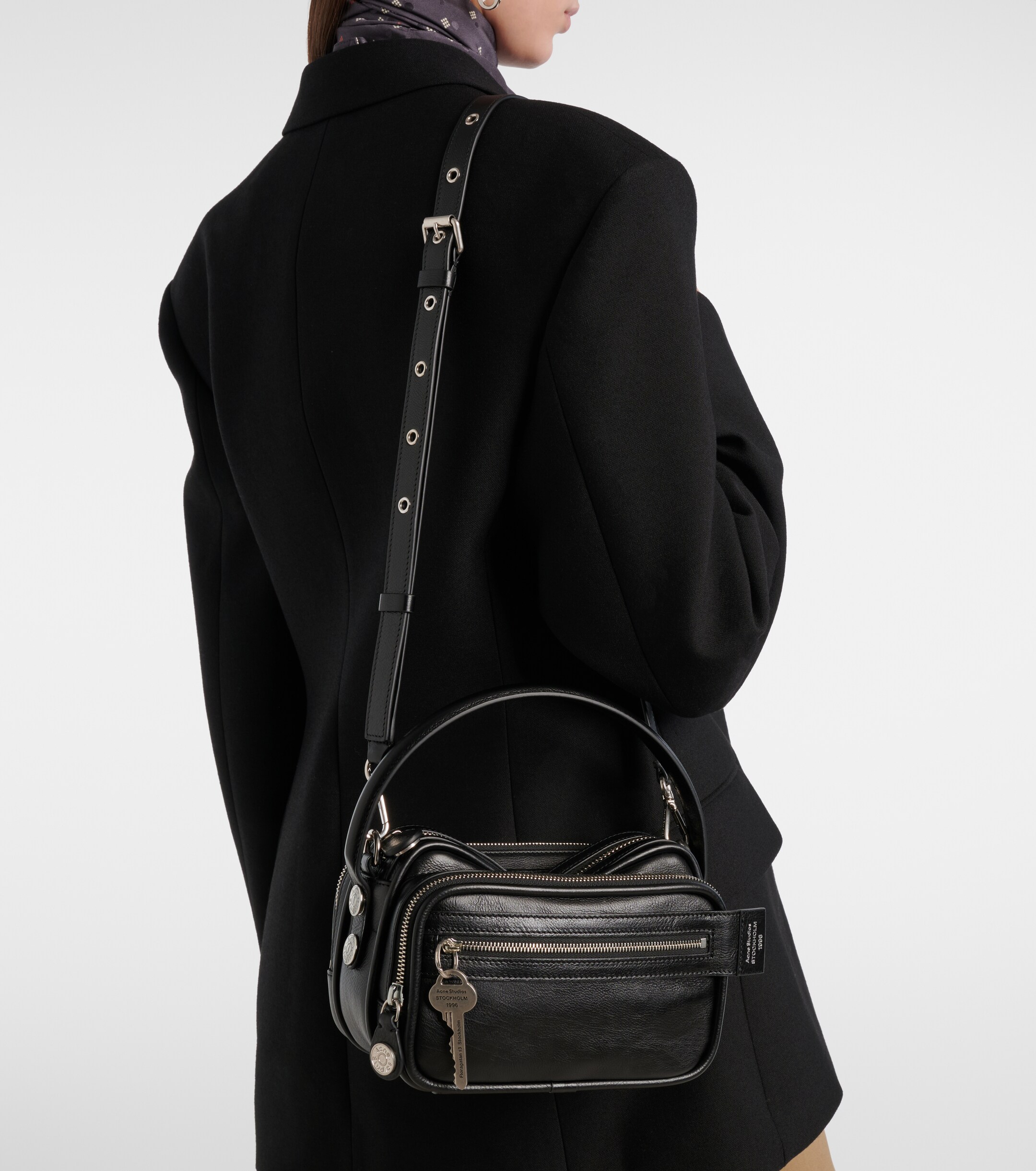 Acne Studios Camero Kit leather top-handle bag