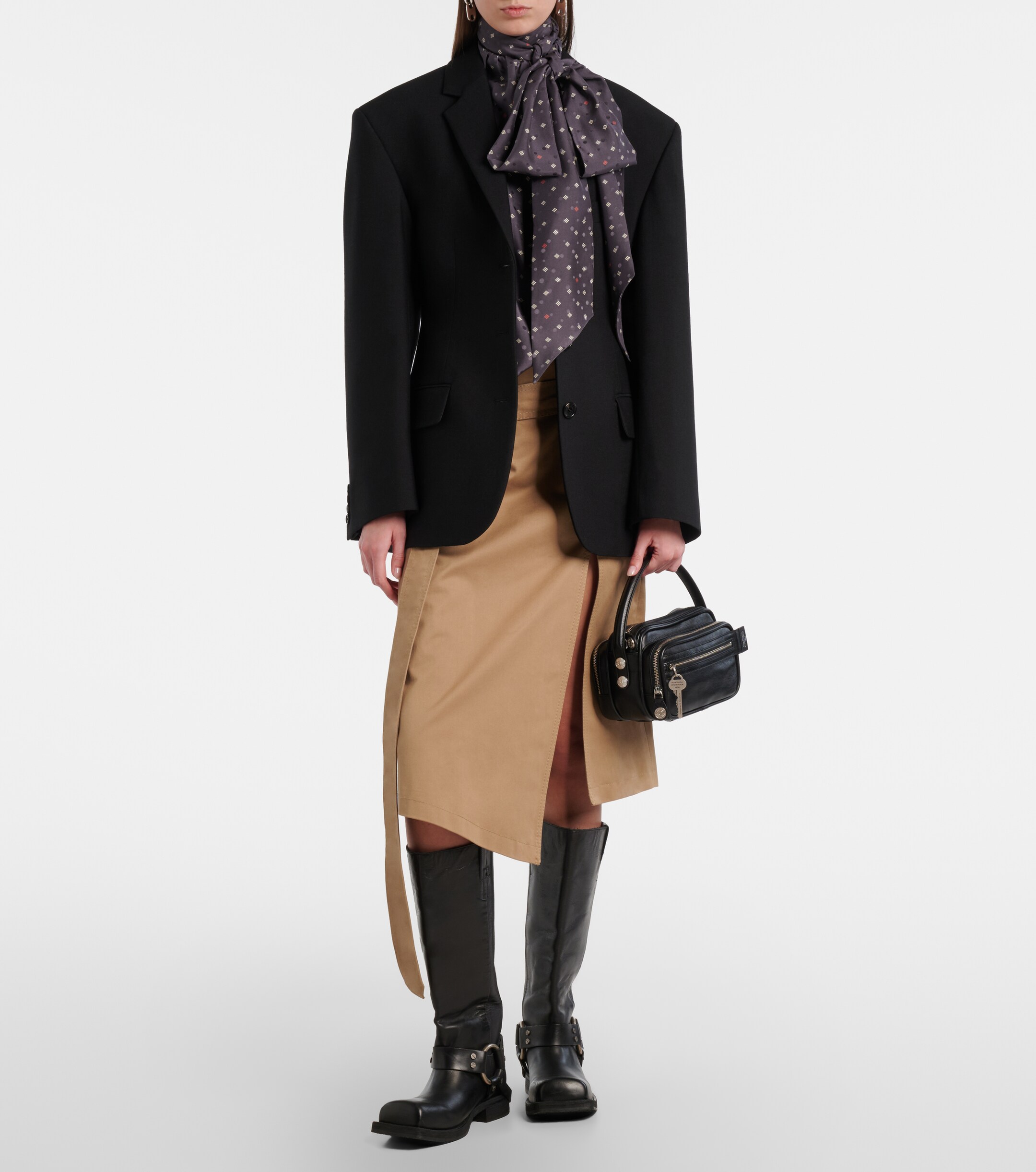 Acne Studios Camero Kit leather top-handle bag