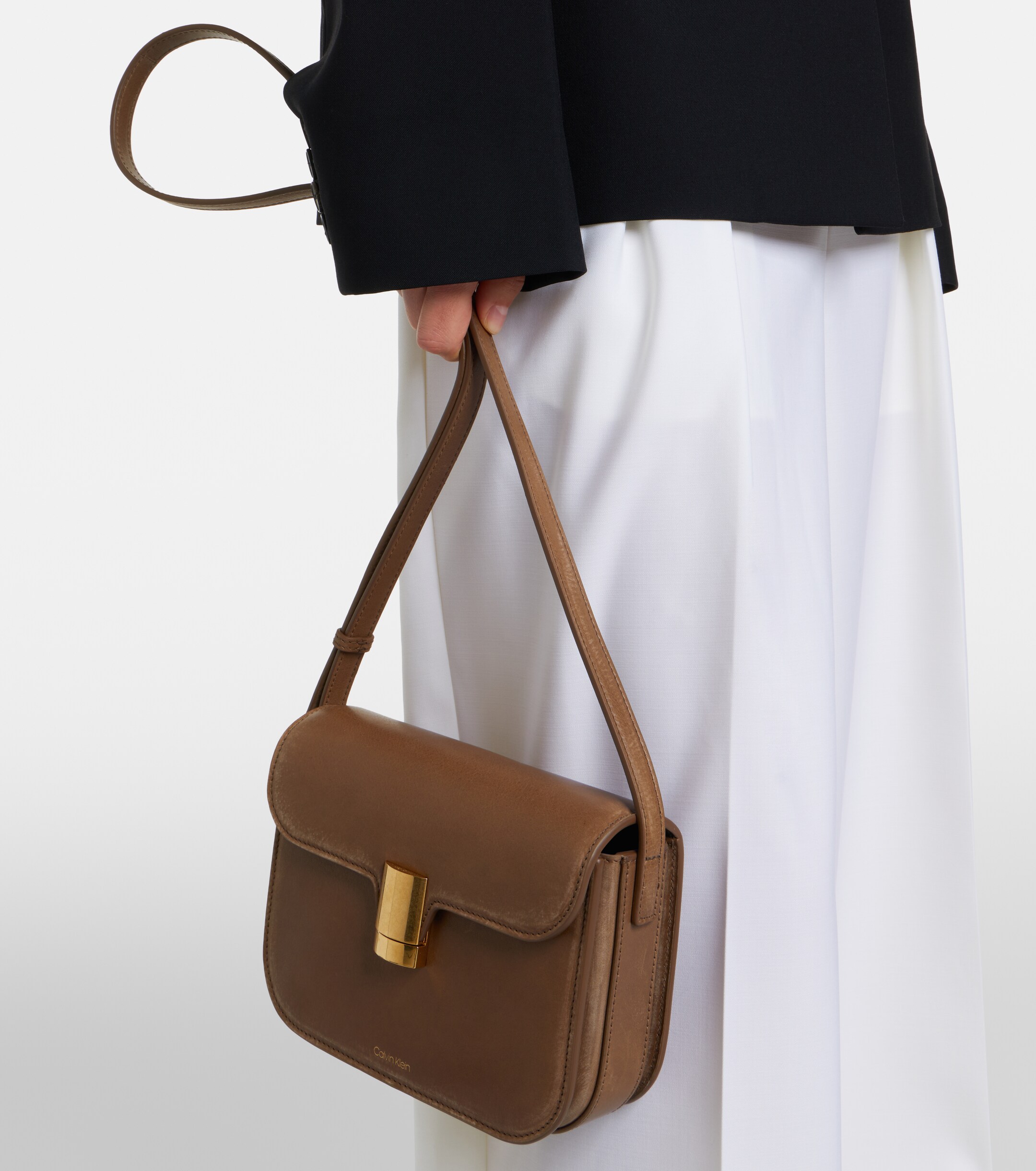 Calvin Klein Collection Tilla Small leather shoulder bag
