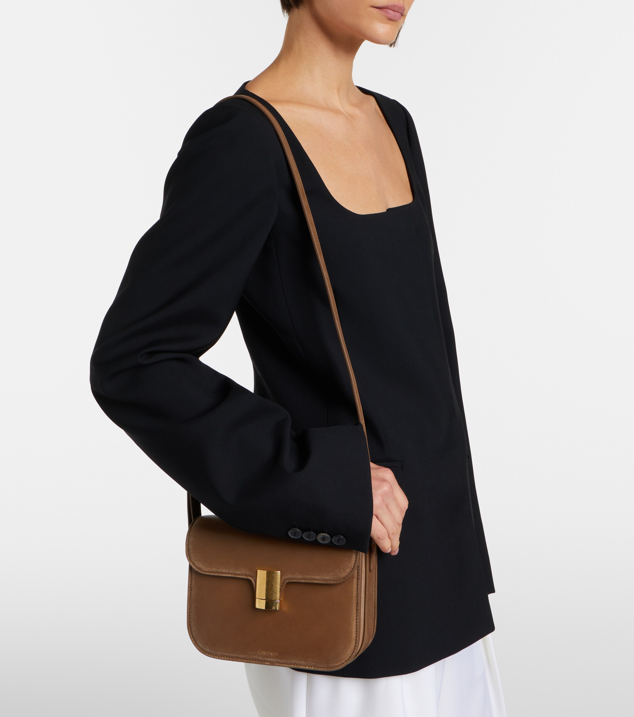 Calvin Klein Collection Tilla Small leather shoulder bag