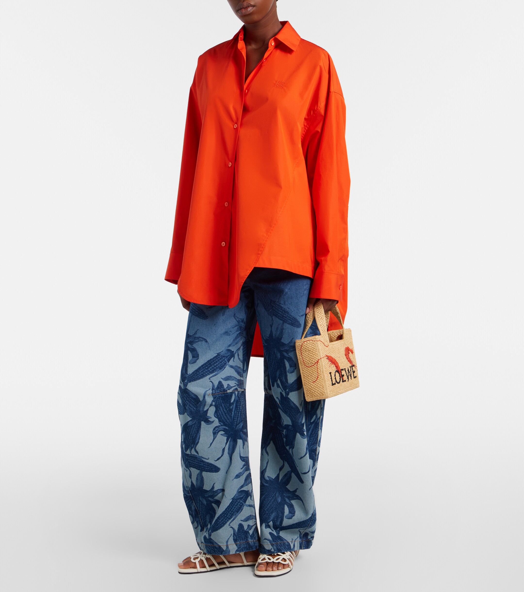 Loewe Paula's Ibiza Font Mini top-handle bag
