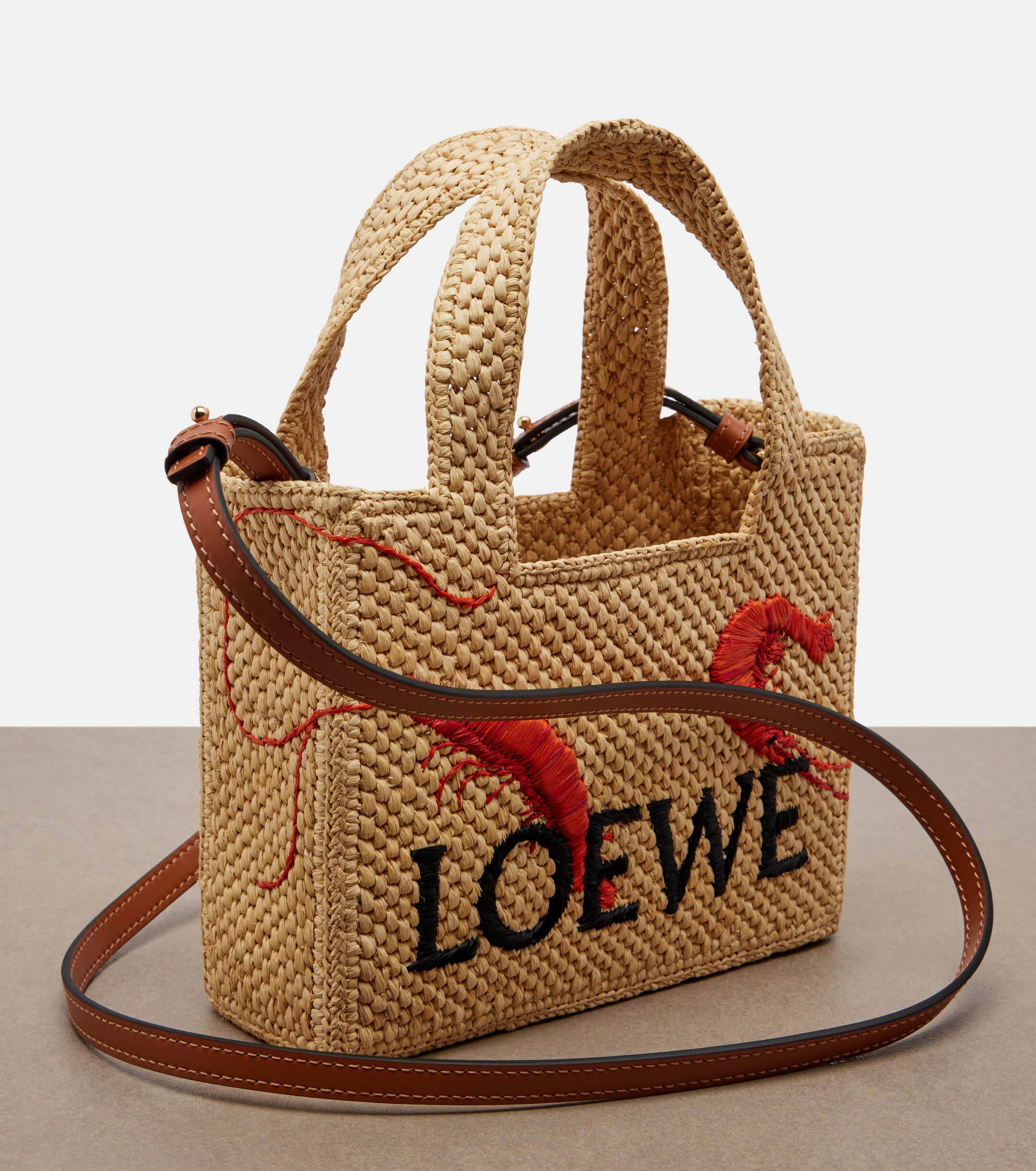 Loewe Paula's Ibiza Font Mini top-handle bag