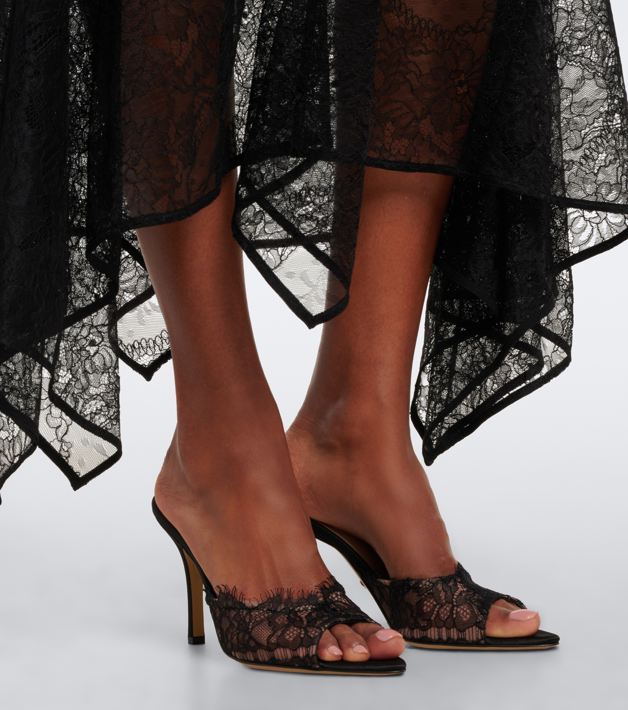 MACH & MACH Mach & Mach Devon lace mules
