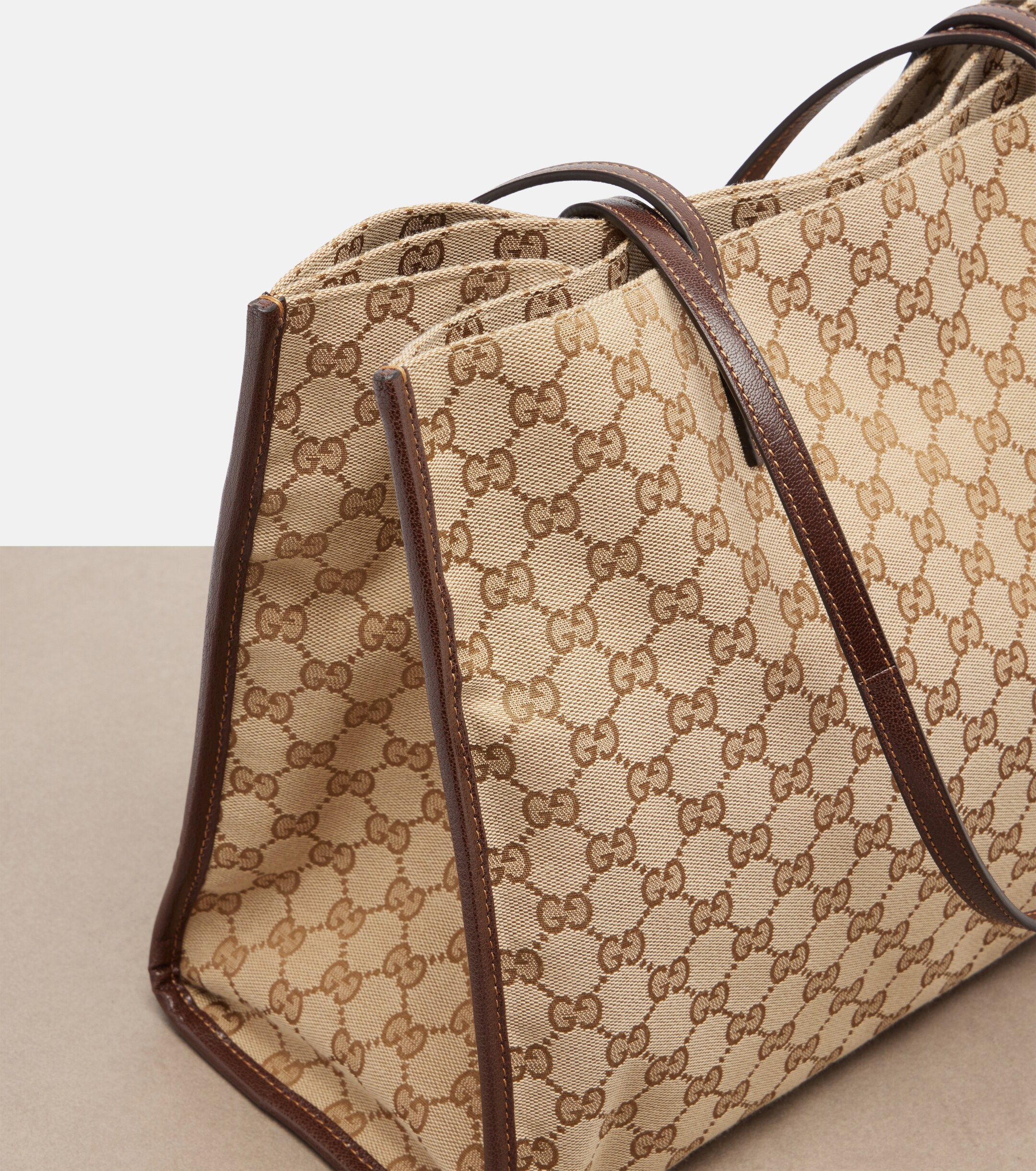 Gucci Large GG canvas shopper