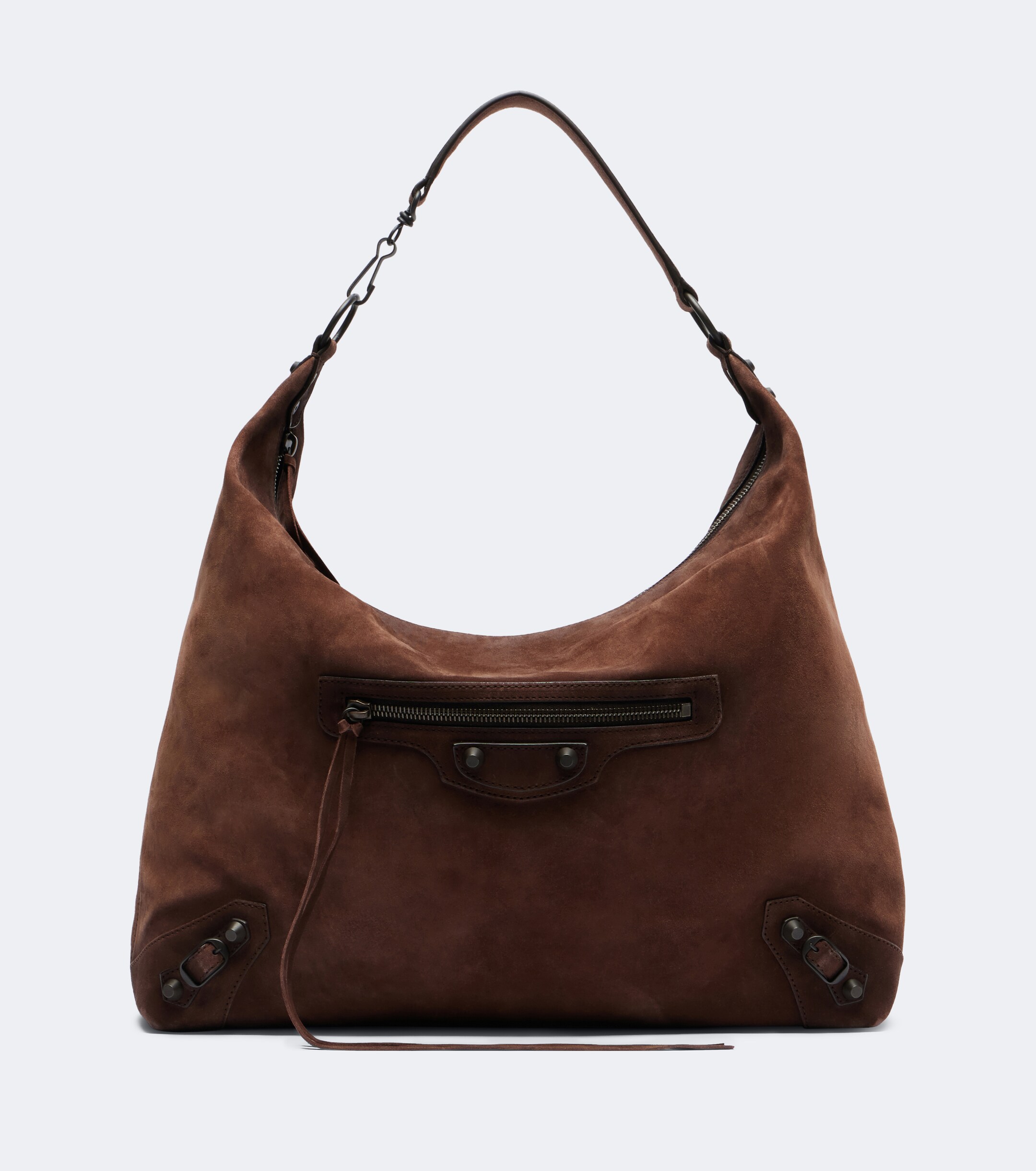 Balenciaga Le City Medium suede tote bag