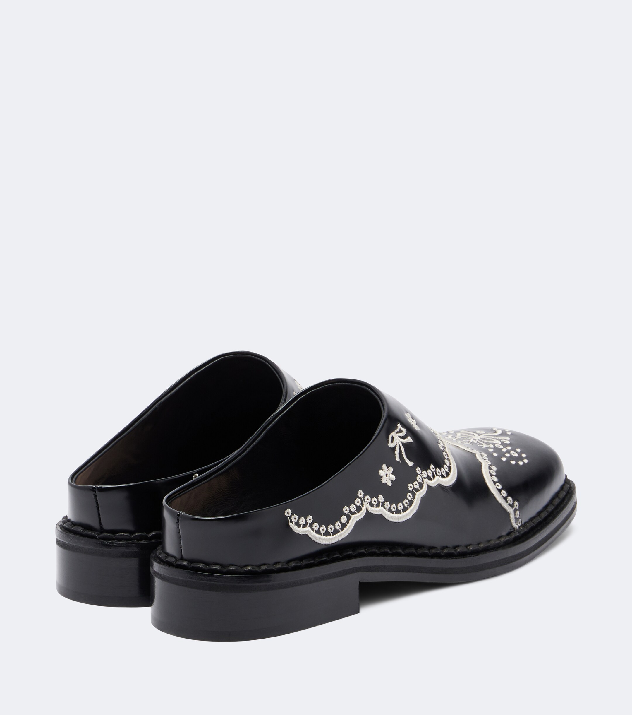 Simone Rocha Simone Rocha Embroidered leather mules