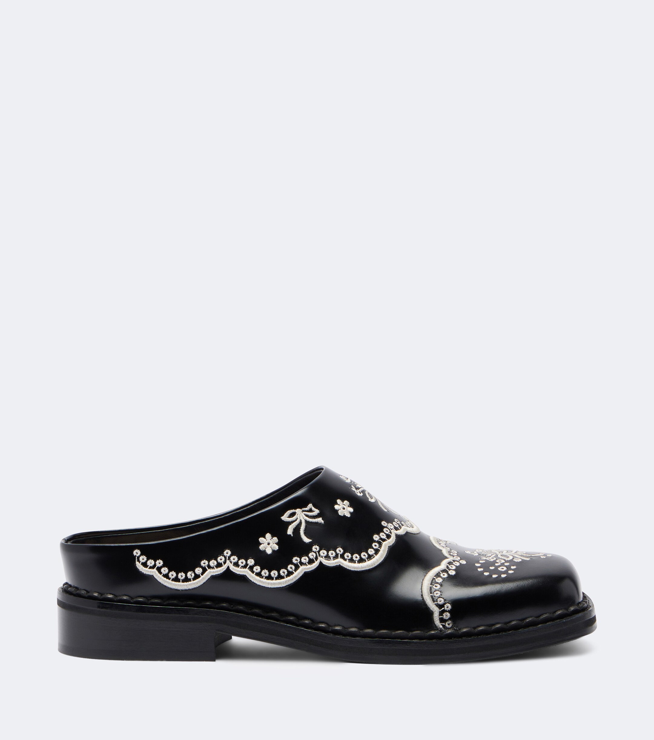 Simone Rocha Simone Rocha Embroidered leather mules