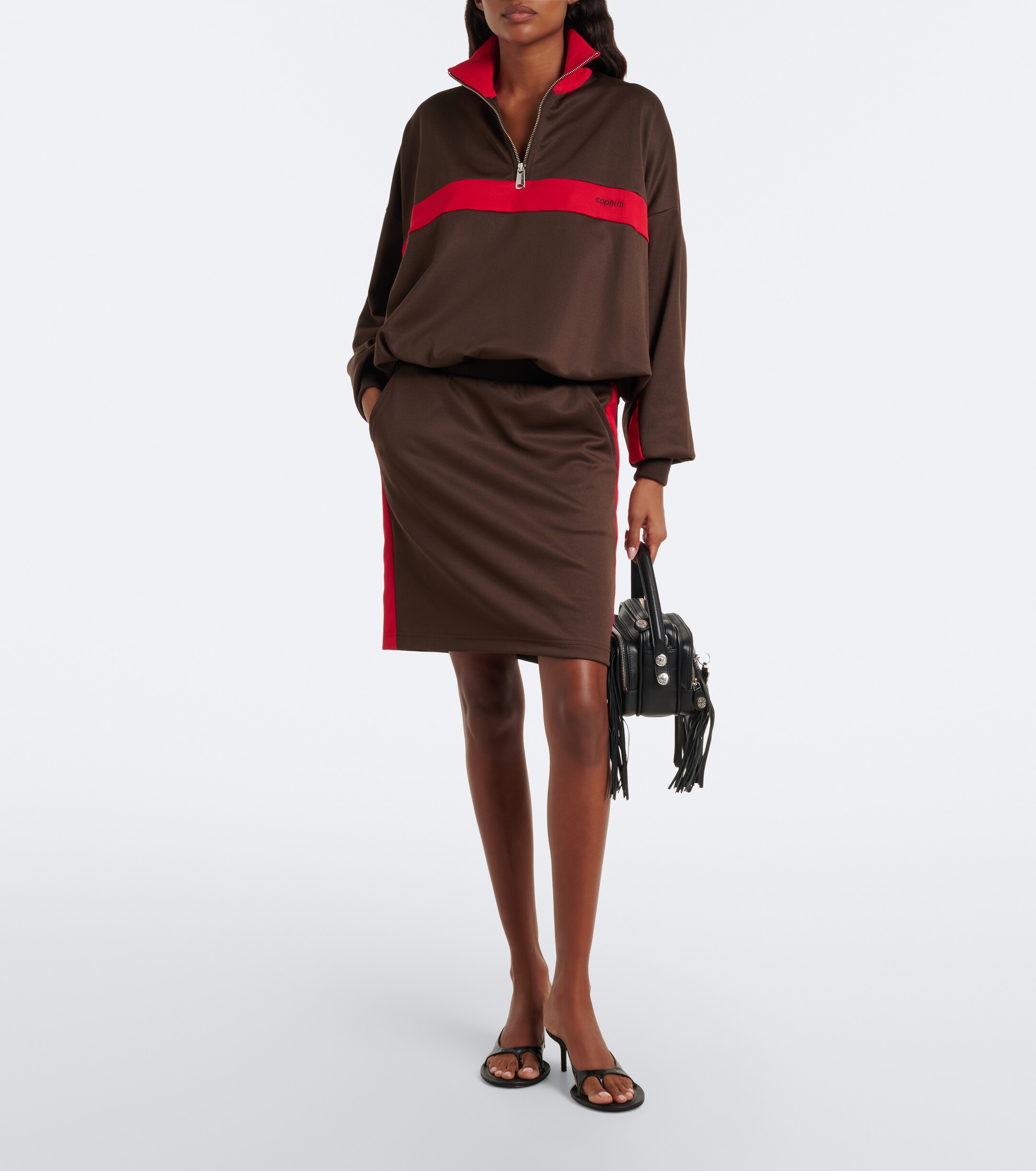 Coperni Coperni Jersey sweatshirt dress