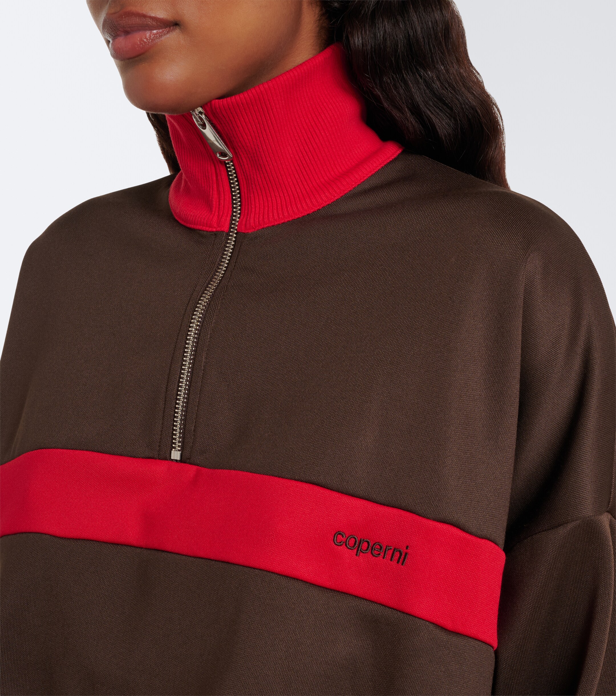 Coperni Coperni Jersey sweatshirt dress