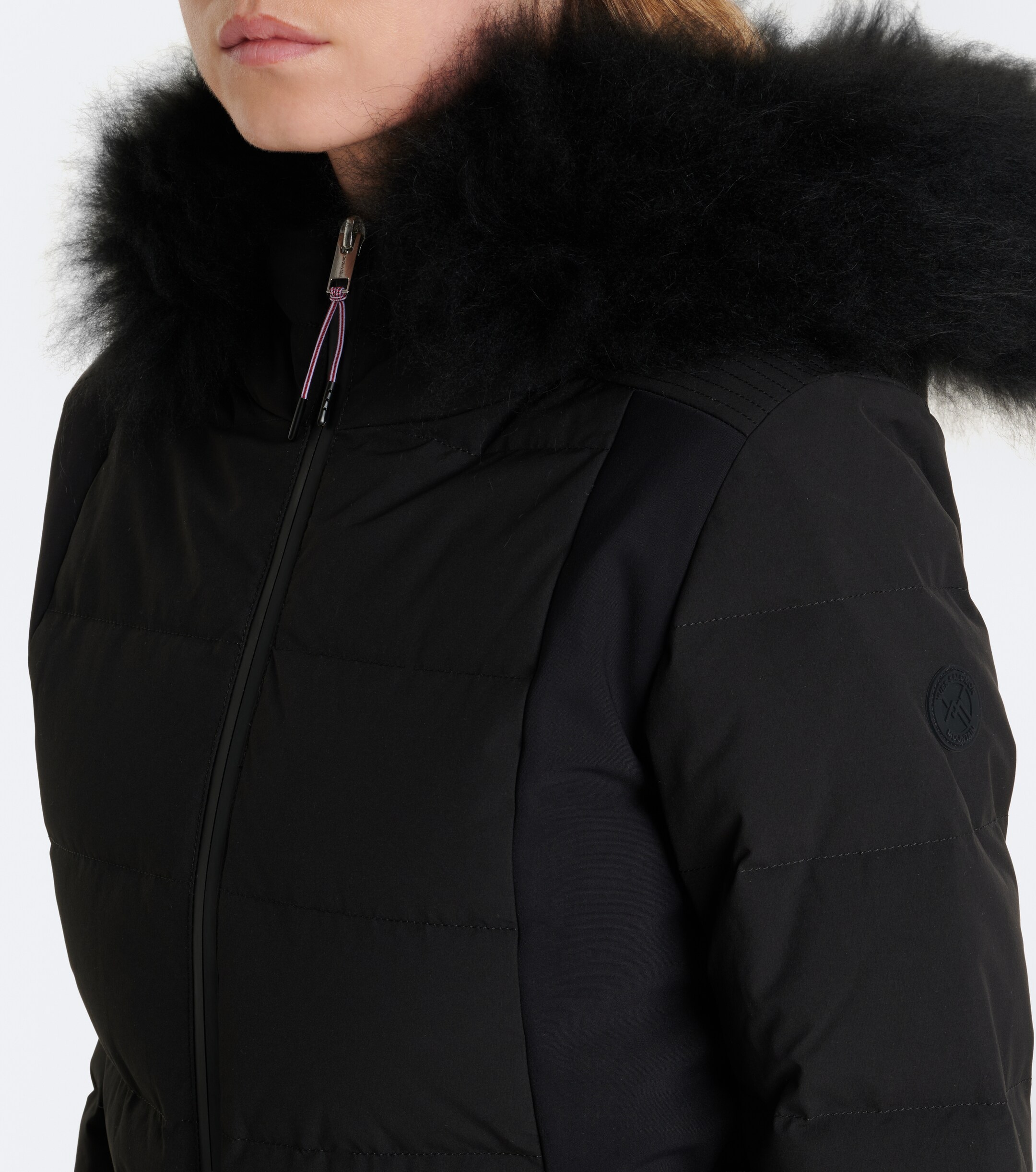 Yves Salomon Yves Salomon Belted shearling-trimmed ski jacket